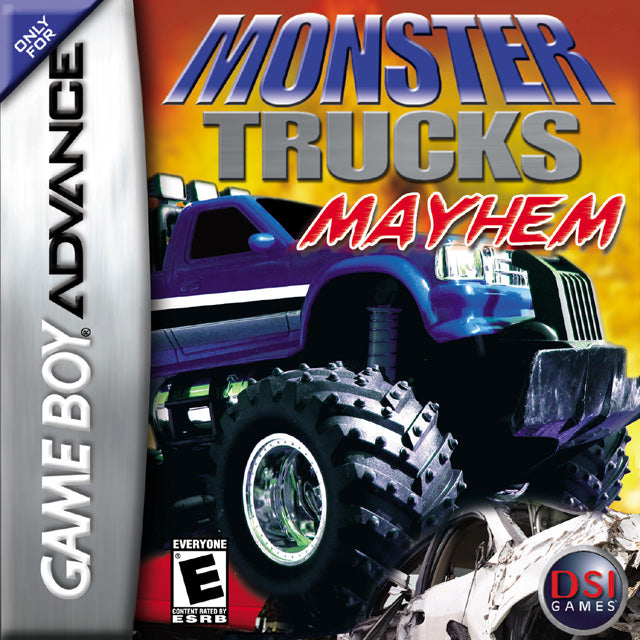 Monster Trucks Mayhem - (GBA) Game Boy Advance [Pre-Owned] Video Games DSI Games