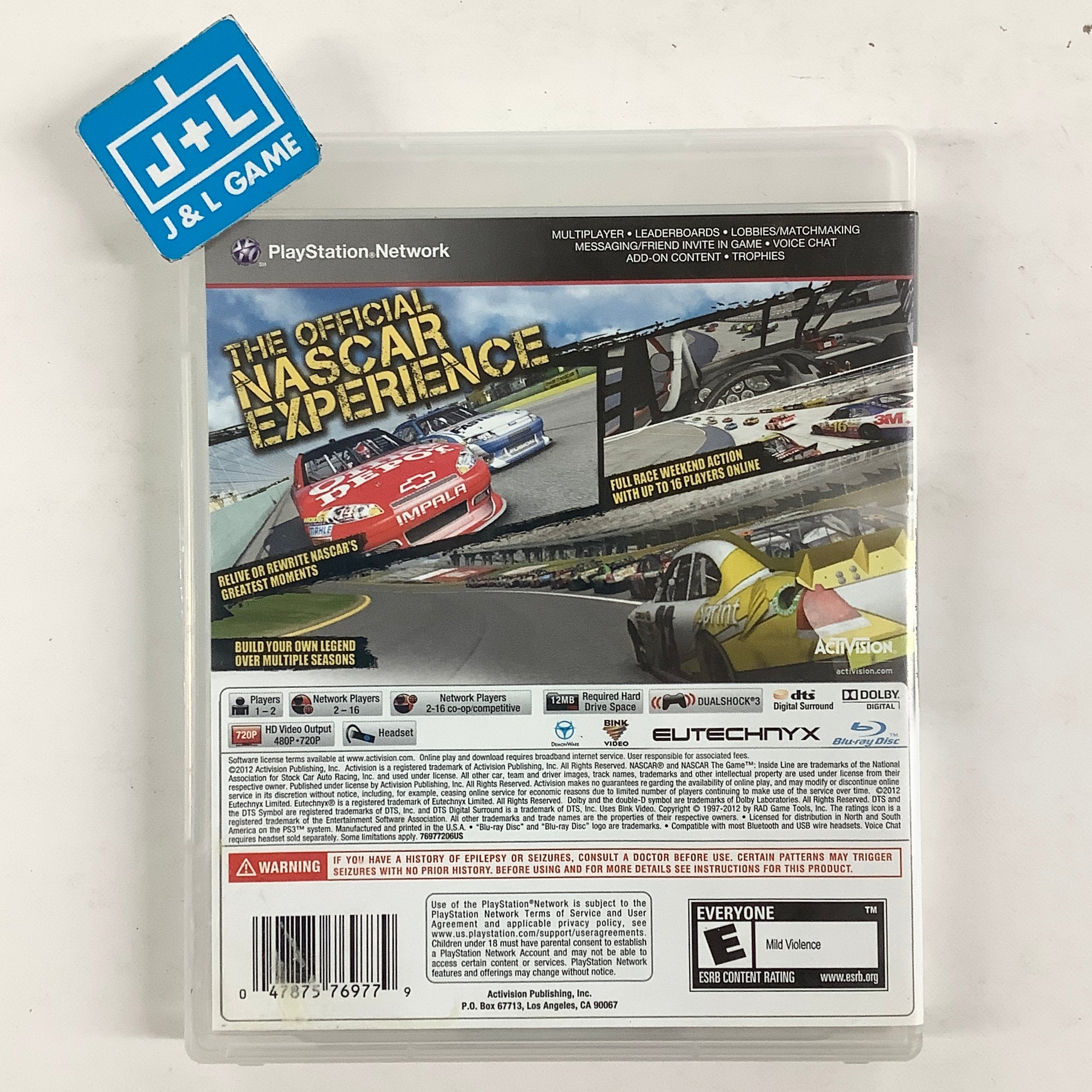 NASCAR The Game: Inside Line - (PS3) PlayStation 3 [Pre-Owned] Video Games Activision