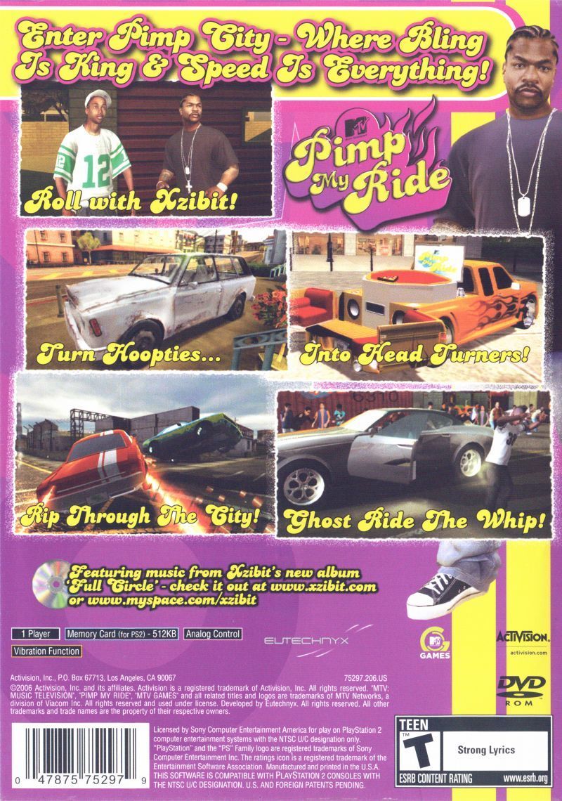 Pimp My Ride - (PS2) PlayStation 2 [Pre-Owned] | J&L Game