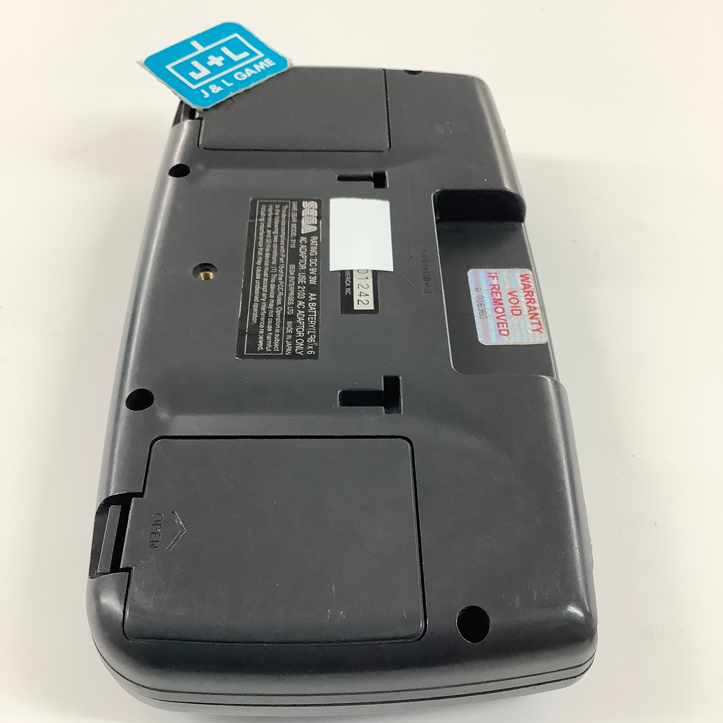 Sega Game Gear Portable Video Game System (Black) - (SGG) SEGA GameGear [Pre-Owned]