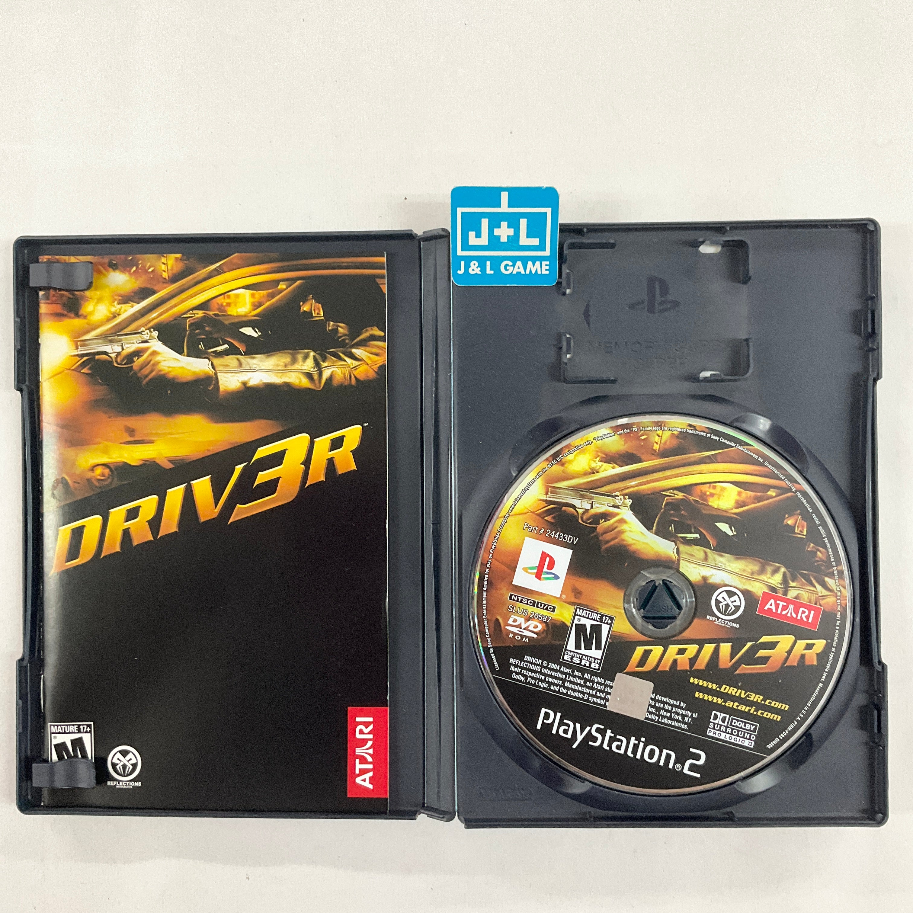 DRIV3R - (PS2) PlayStation 2 [Pre-Owned] Video Games Atari SA