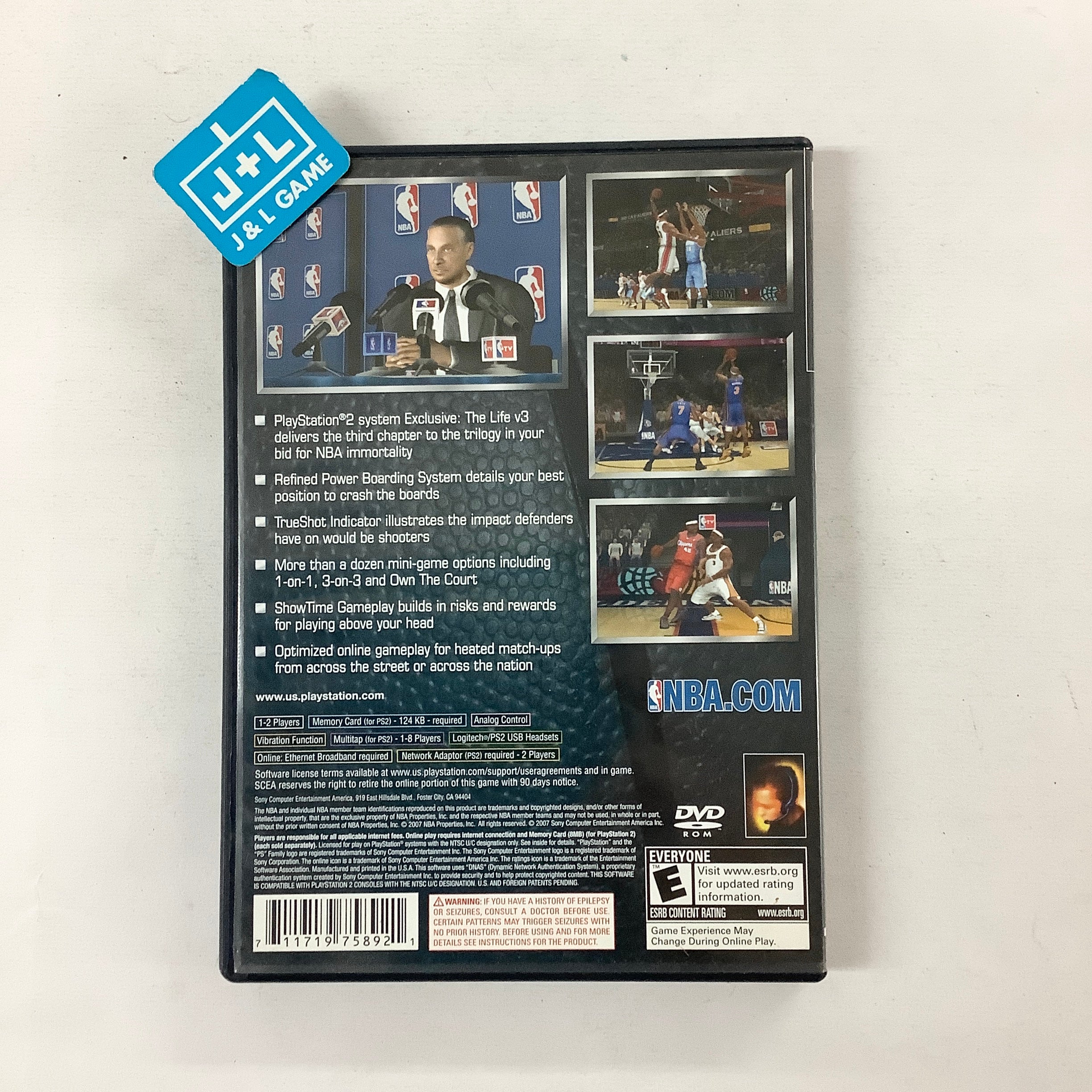 NBA 08 - (PS2) PlayStation 2 [Pre-Owned] Video Games SCEA   