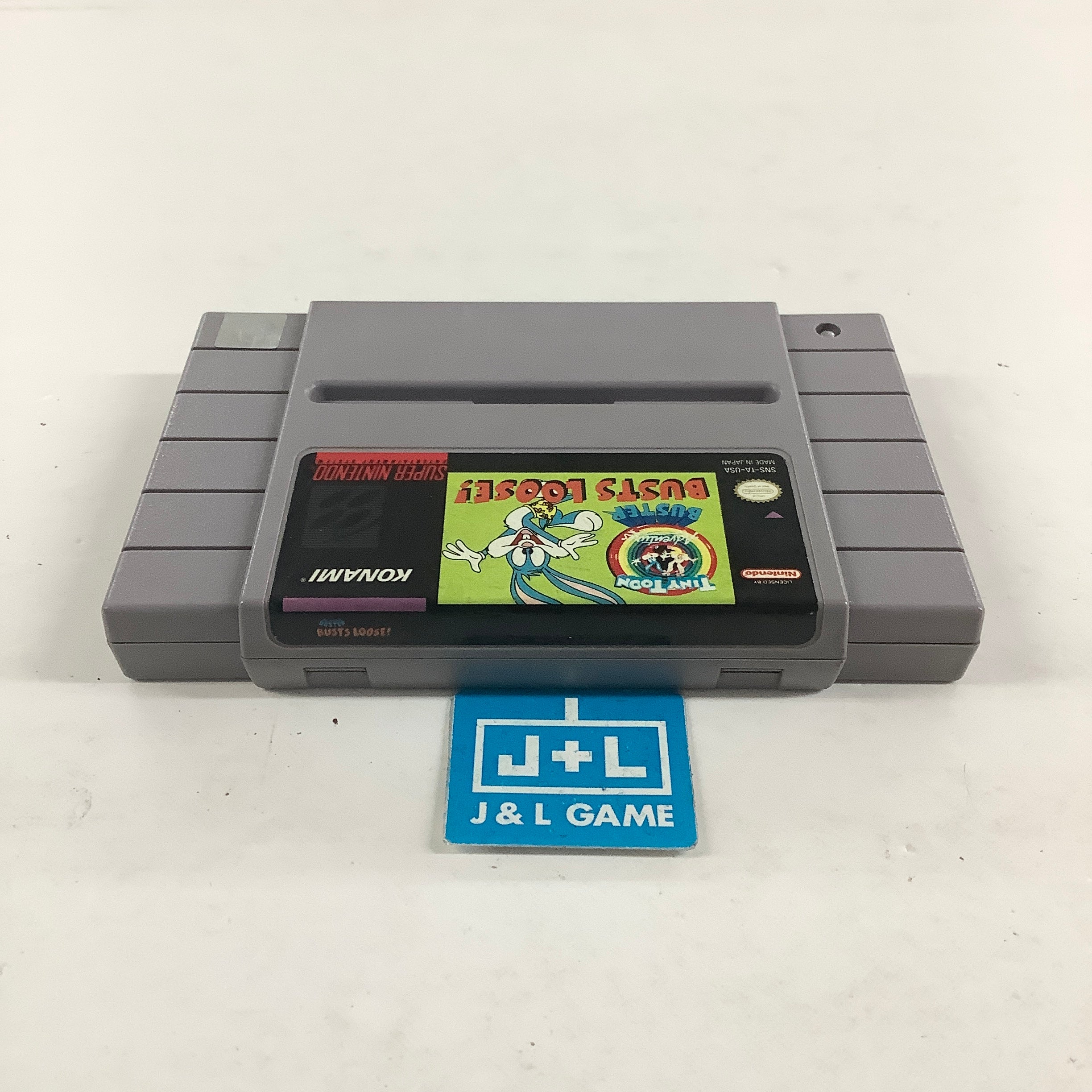 Tiny Toon Adventures: Buster Busts Loose! - (SNES) Super Nintendo