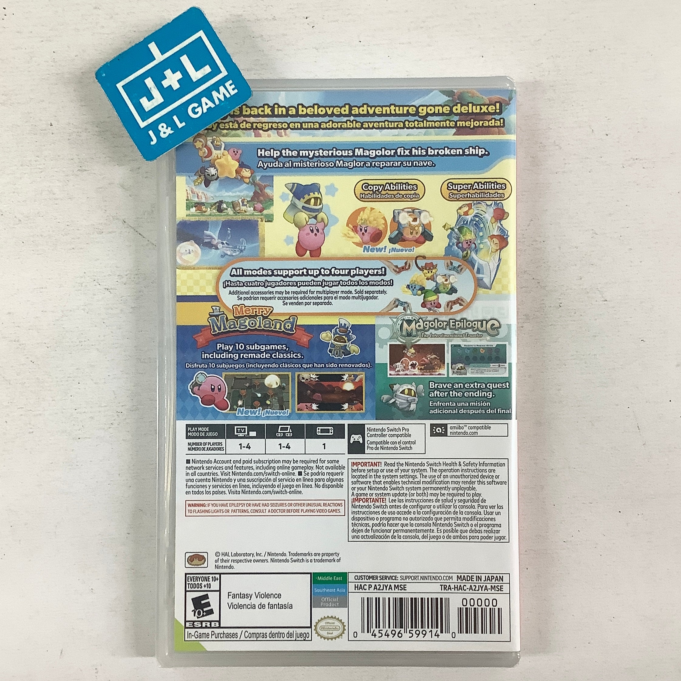 Kirby's Return to Dream Land Deluxe (World Edition) - (NSW) Nintendo Switch Video Games Nintendo