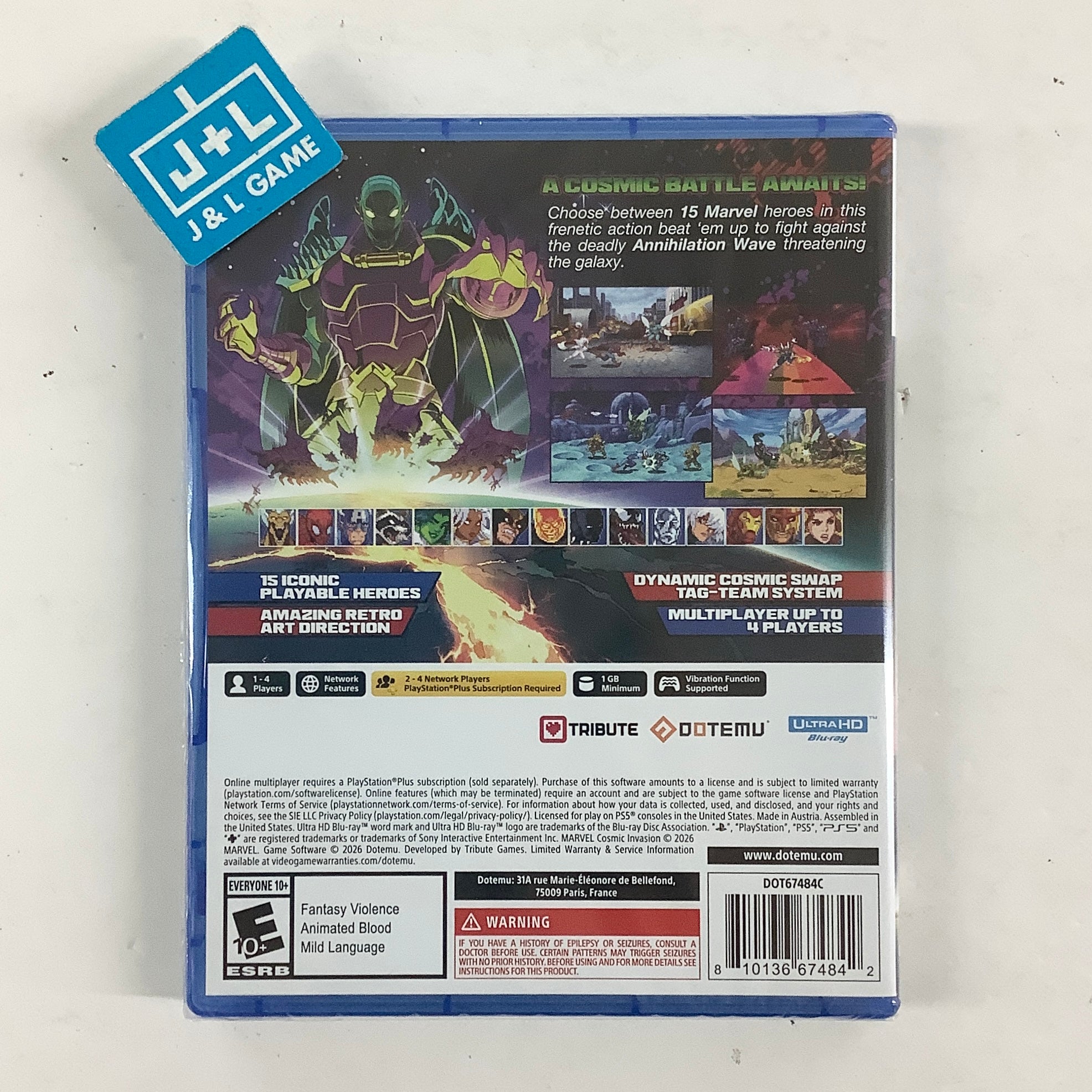 Marvel Cosmic Invasion - (PS5) PlayStation 5 Video Games DotEmu