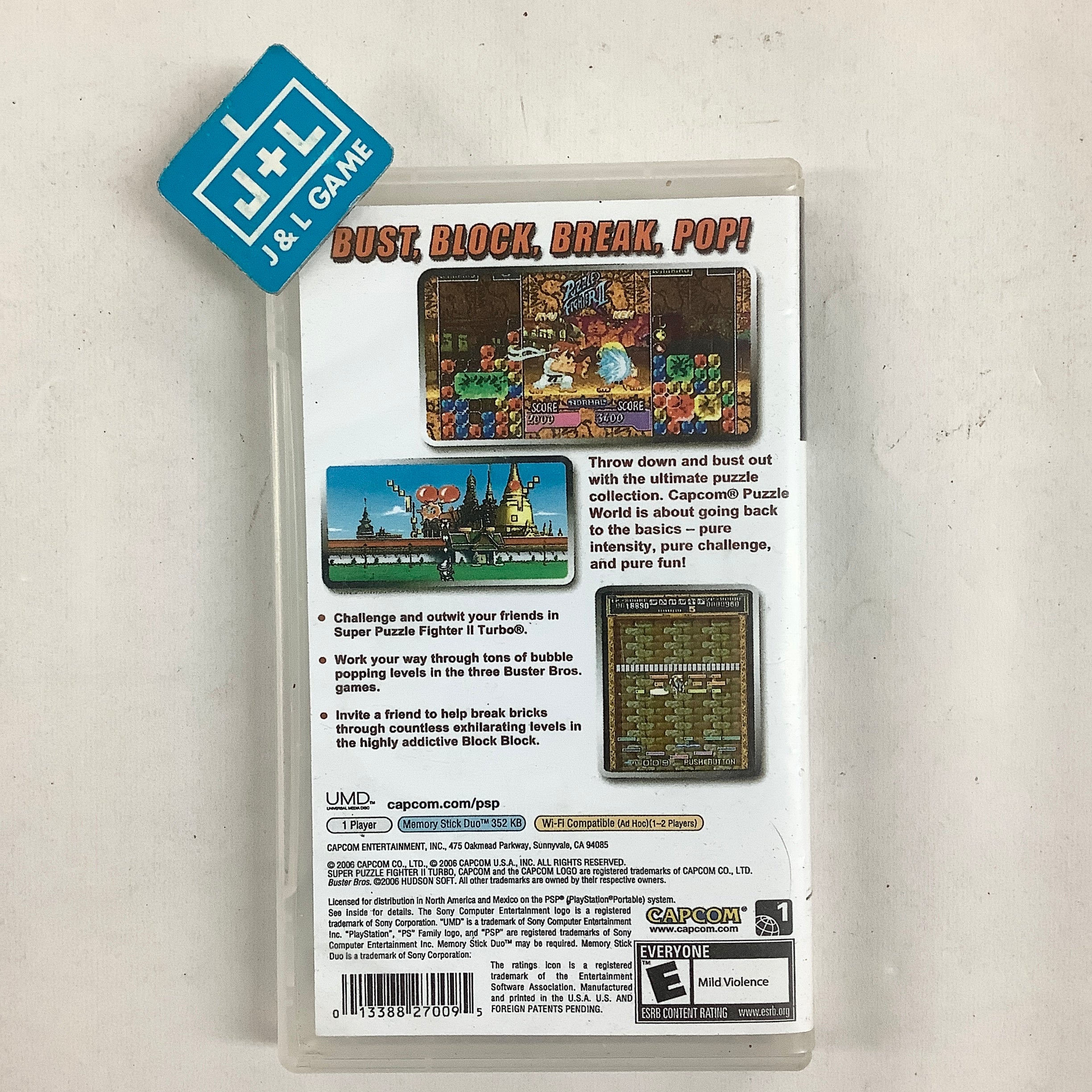 Capcom Puzzle World - Sony PSP [Pre-Owned] Video Games Capcom