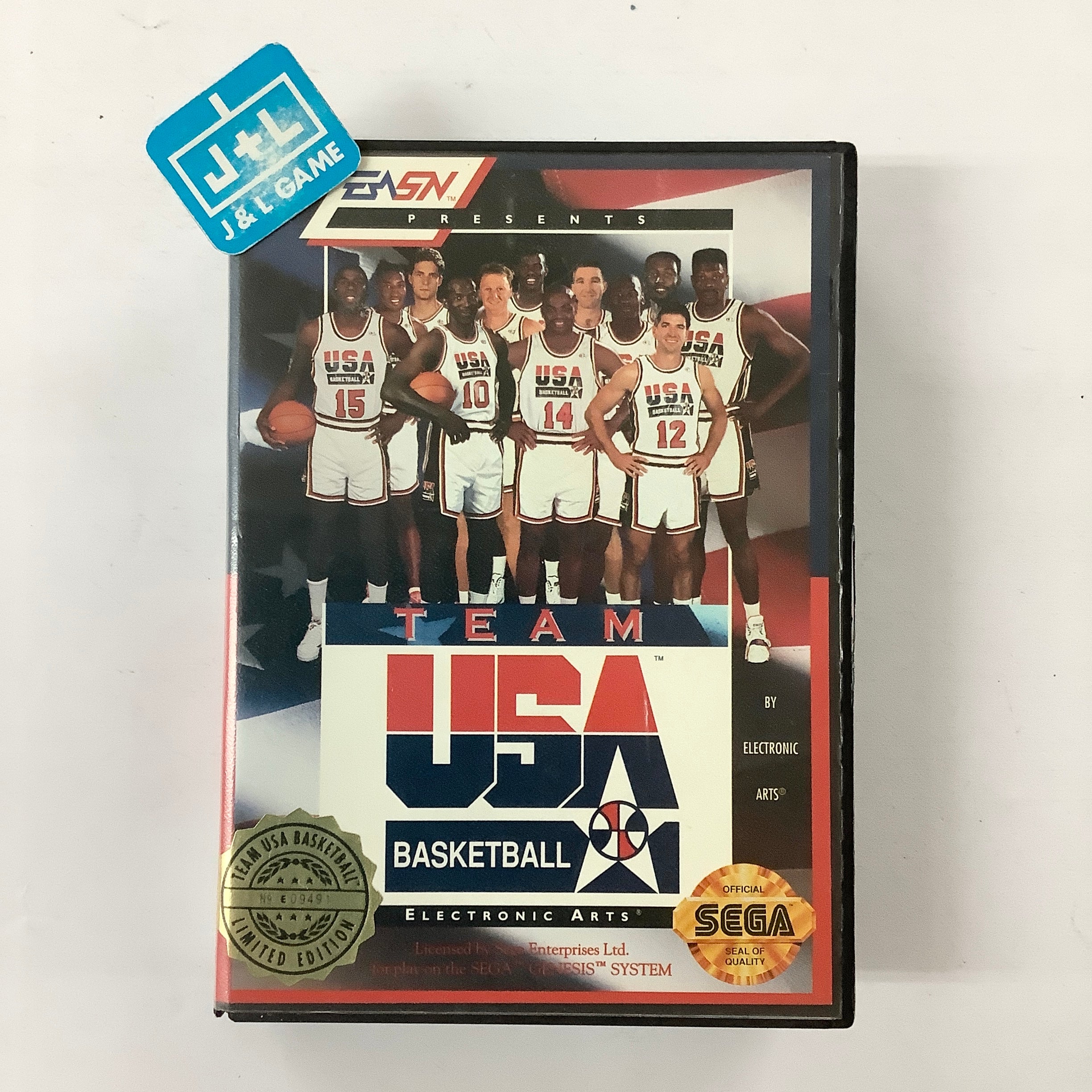 Team USA Basketball - (SG) SEGA Genesis [Pre-Owned] Video Games Electronic Arts   