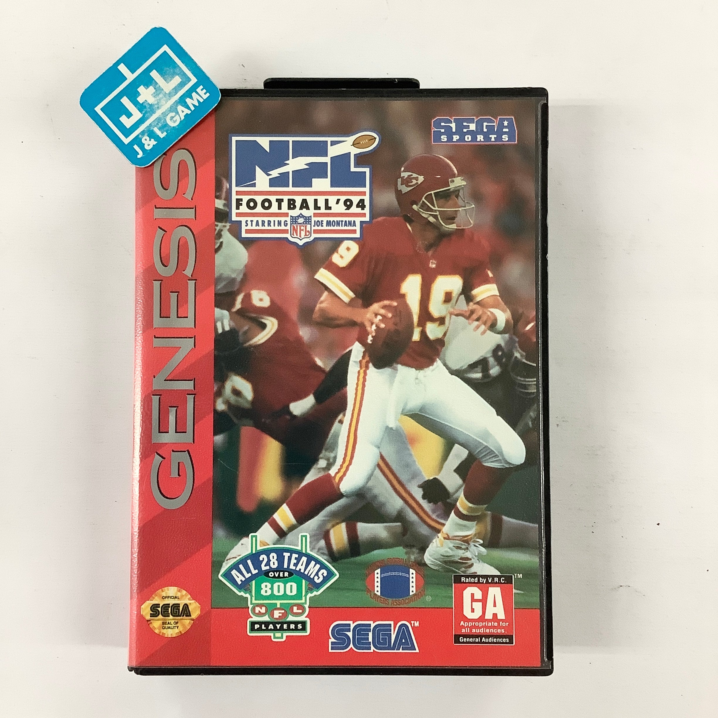 NFL Football '94 Starring Joe Montana - (SG) SEGA Genesis [Pre-Owned] Video Games Sega   