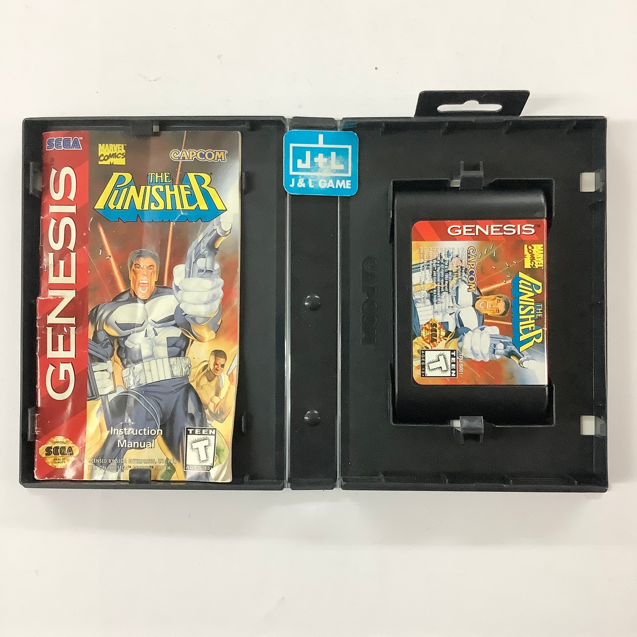 The Punisher - (SG) SEGA Genesis [Pre-Owned] Video Games Capcom   