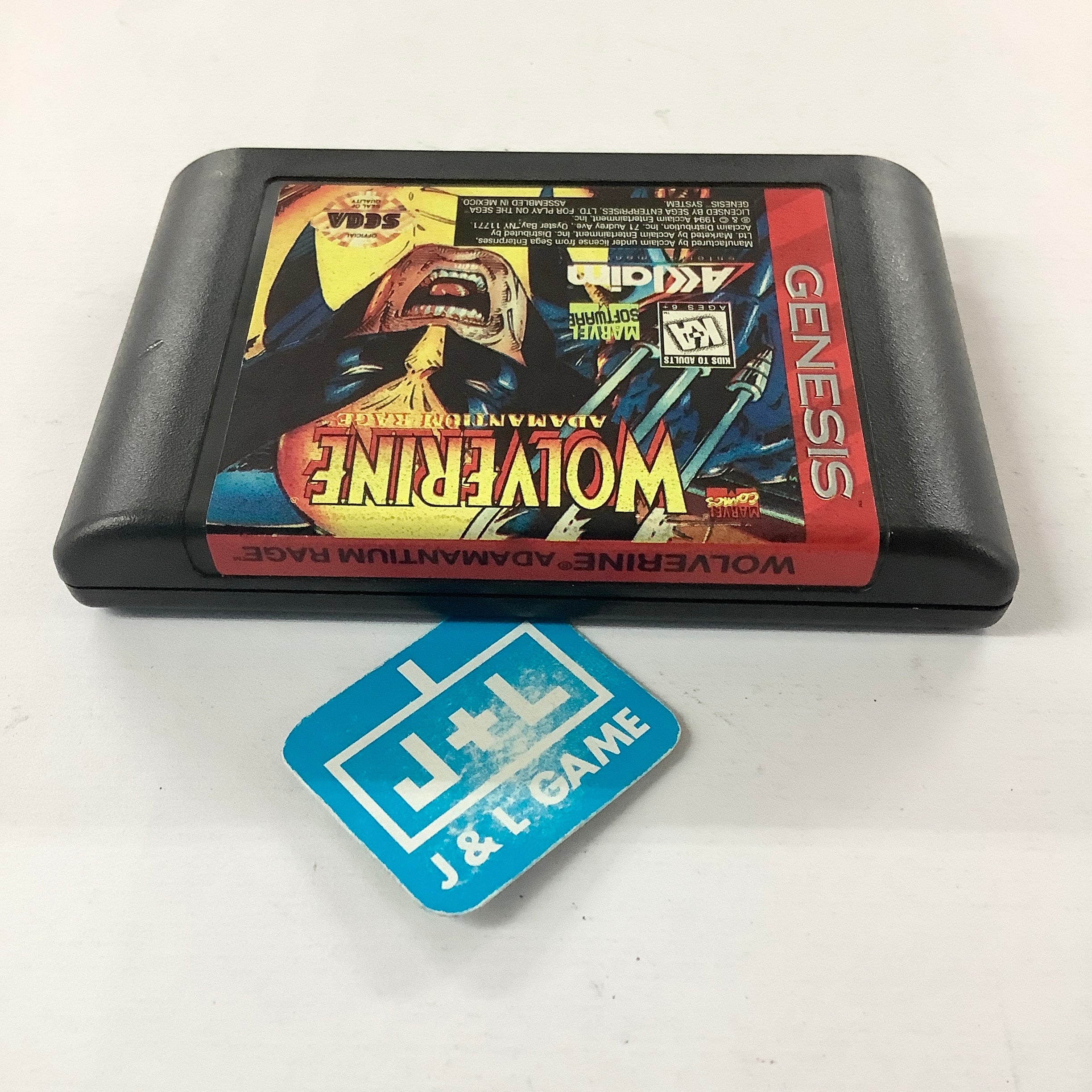 Wolverine: Adamantium Rage - (SG) SEGA Genesis [Pre-Owned] Video Games Acclaim   