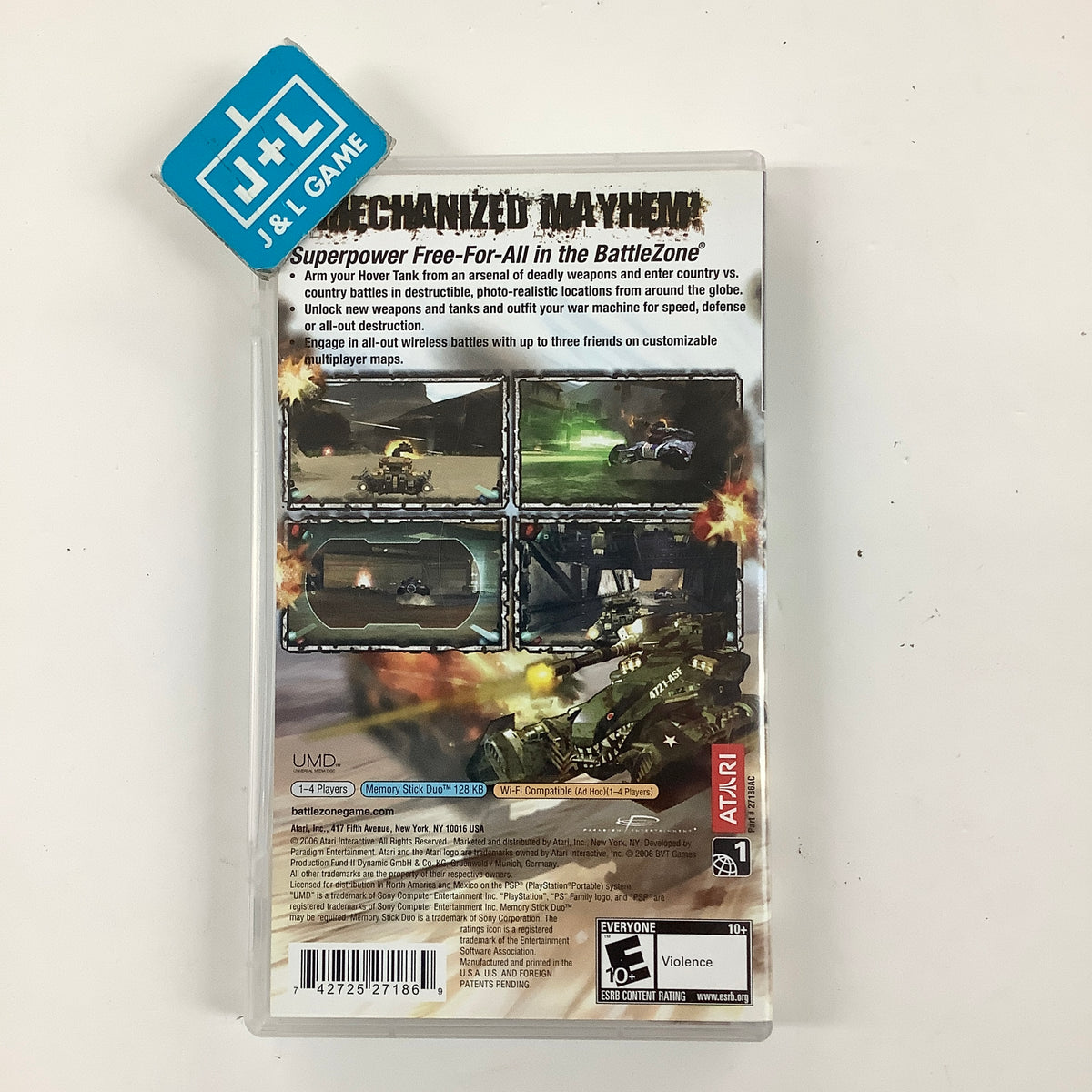 BattleZone - SONY PSP [Pre-Owned] Video Games Atari SA