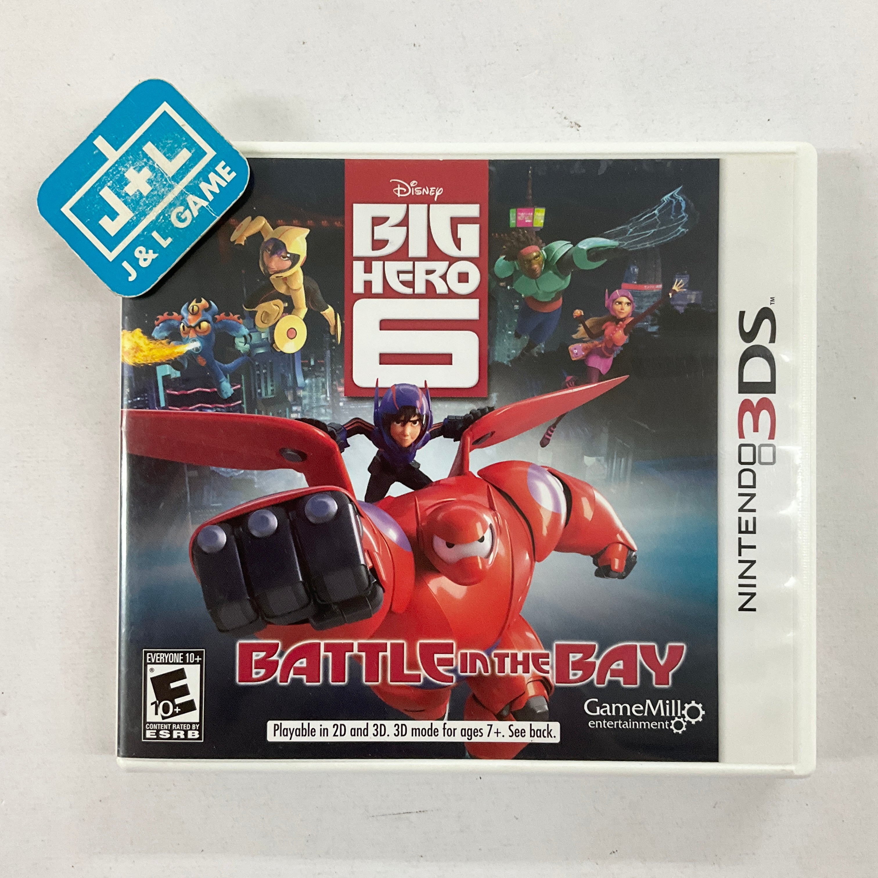 Disney Big Hero 6 Battle in the Bay Nintendo 3DS Pre Owned J L Game
