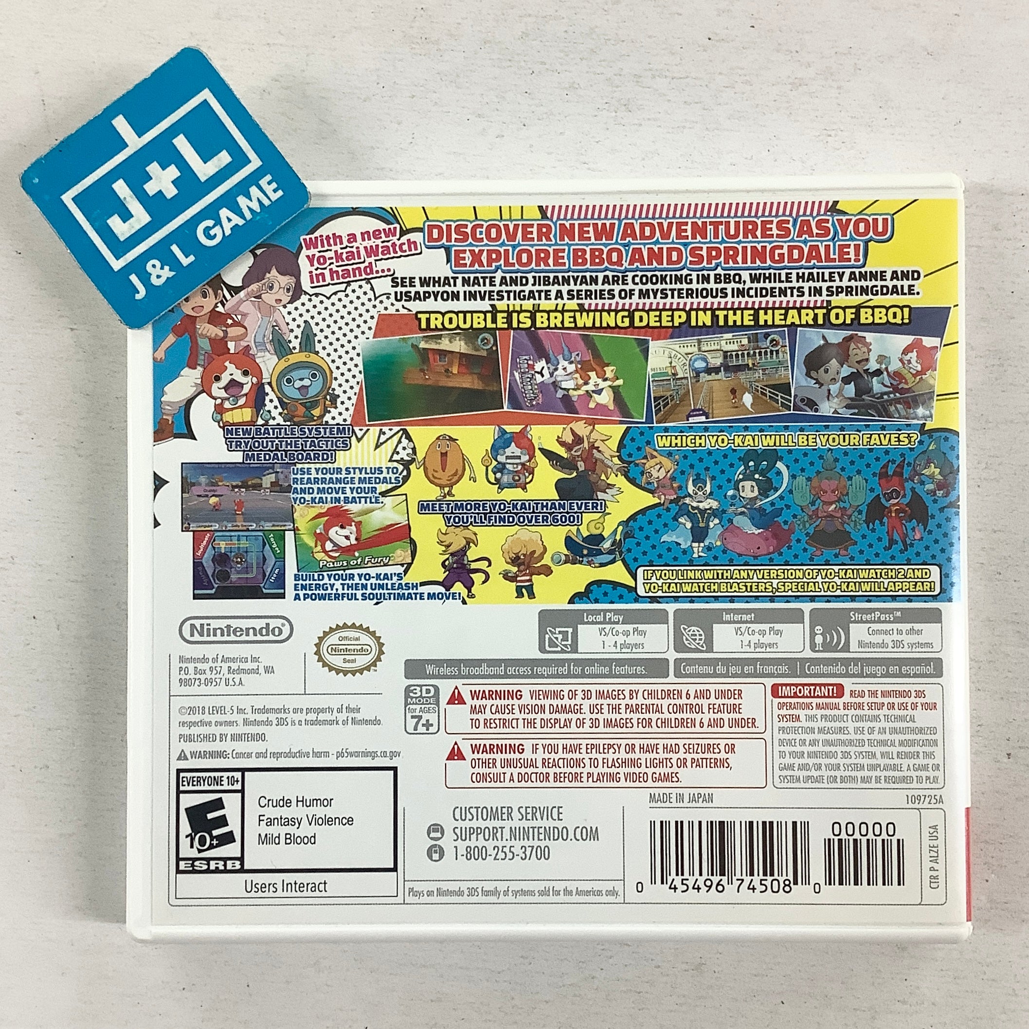 YO-KAI WATCH 3 - Nintendo 3DS [Pre-Owned] Video Games Nintendo