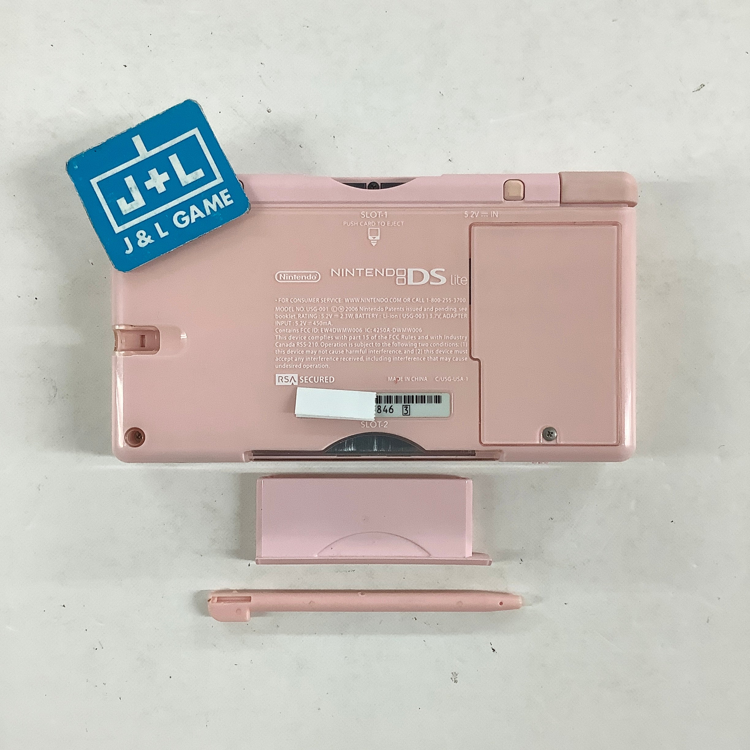 Nintendo DS Lite Console (Coral Pink) - (NDS) Nintendo DS [Pre-Owned]