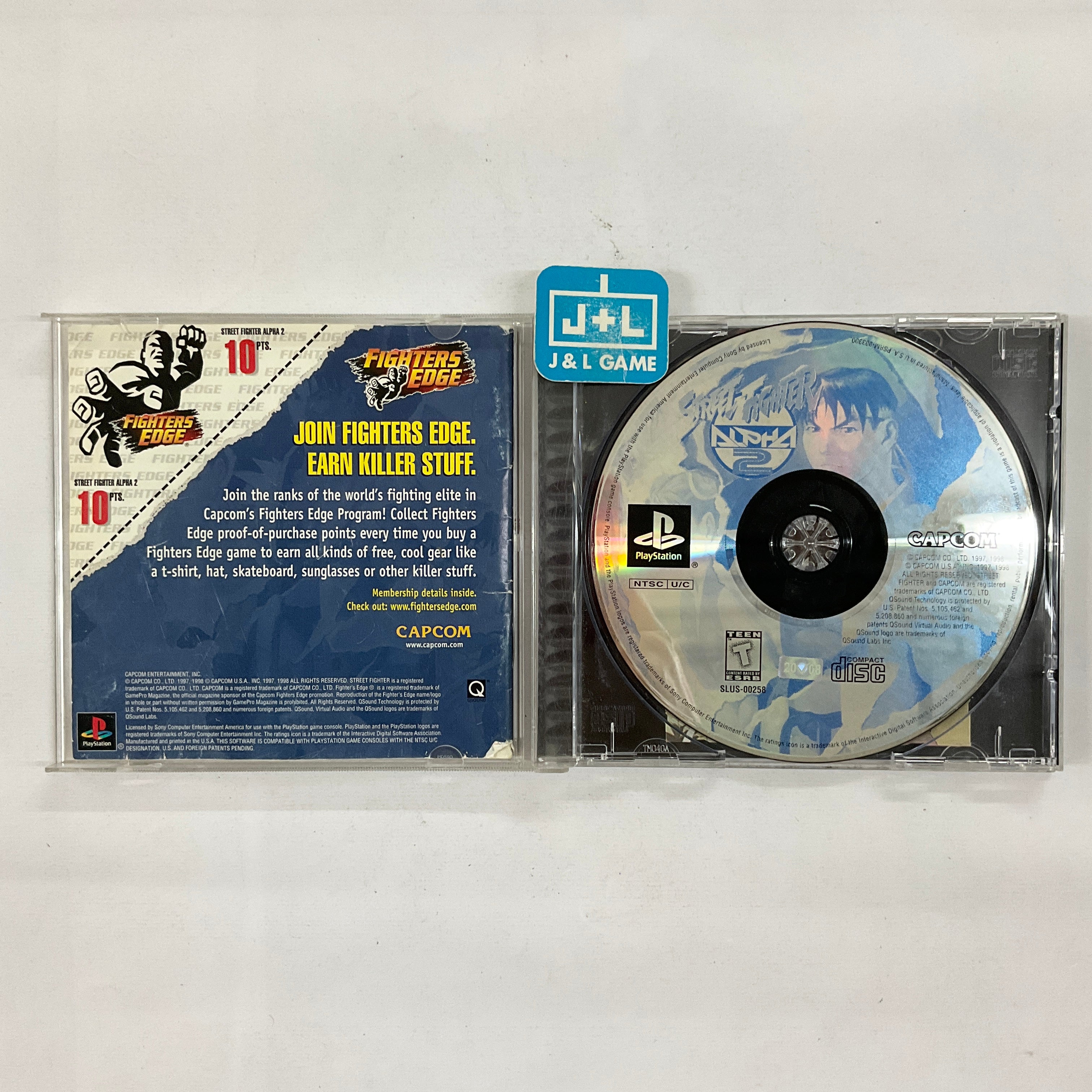 Street Fighter Alpha 2 (Fighter's Edge) - (PS1) PlayStation 1 [Pre-Own ...