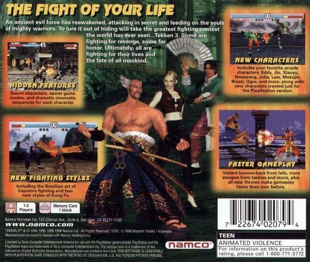 Tekken 3 - (PS1) PlayStation 1 [Pre-Owned] | J&L Game