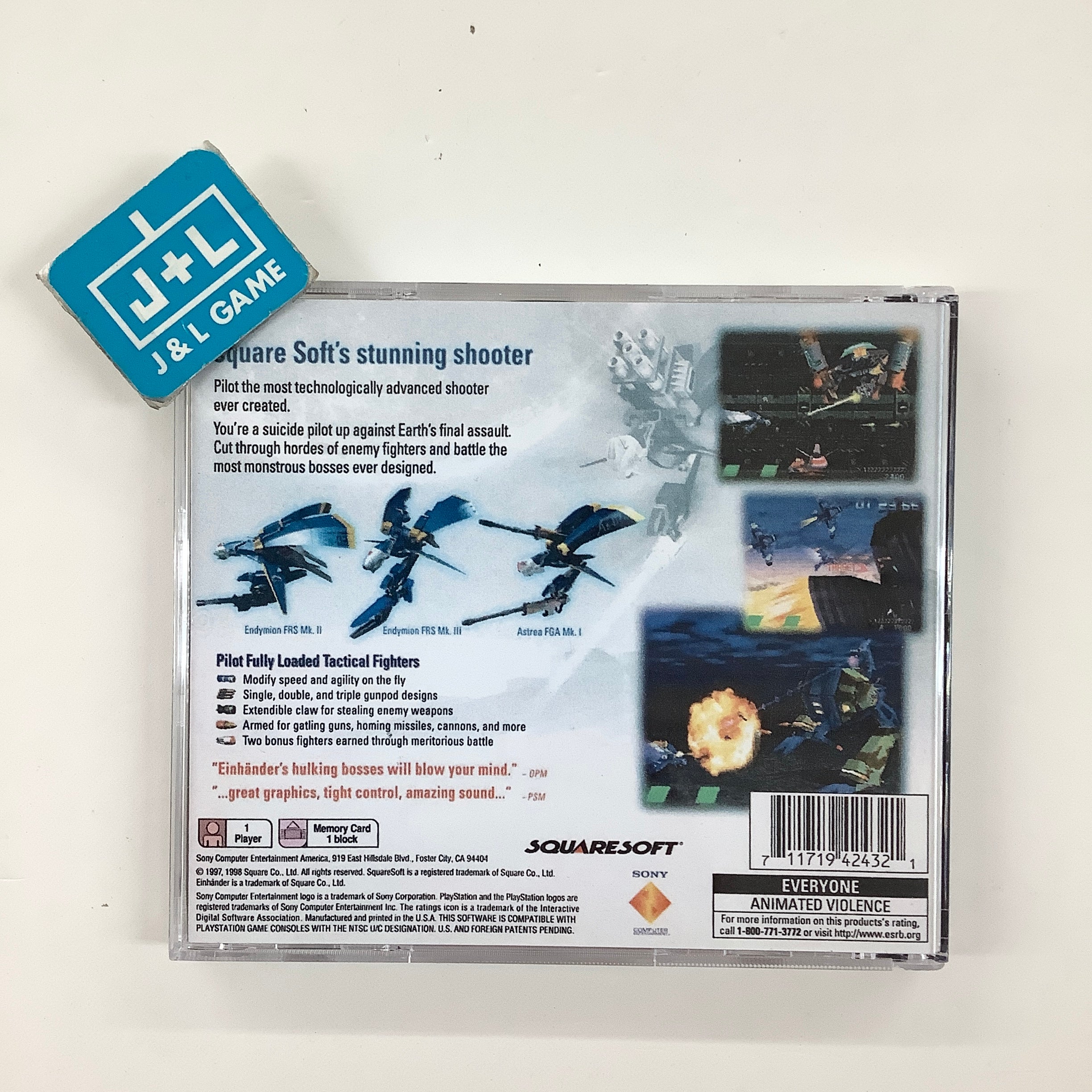 Einhander - (PS1) PlayStation 1 [Pre-Owned] Video Games SCEA