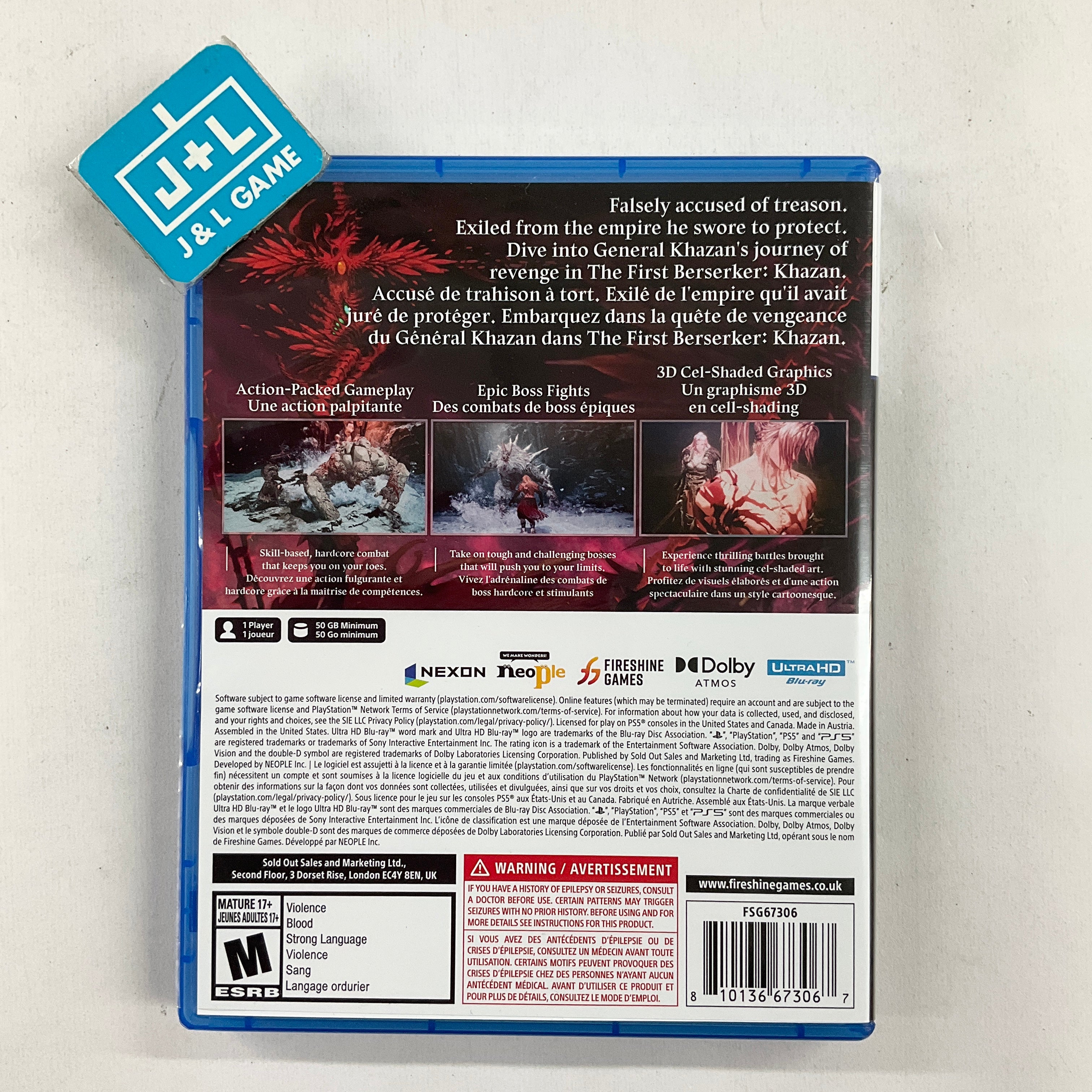 The First Berserker: Khazan - (PS5) PlayStation 5 [Pre-Owned] Video Games Nexon