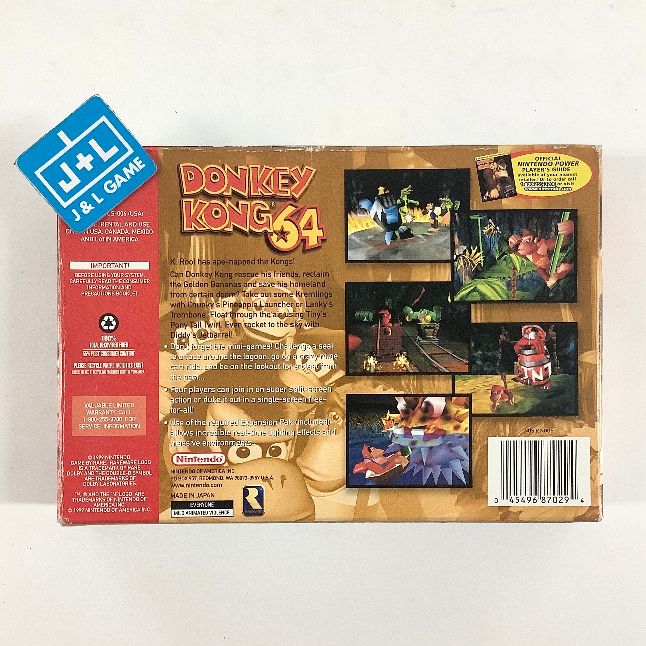 Donkey Kong 64 - (N64) Nintendo 64 [Pre-Owned] Video Games Nintendo