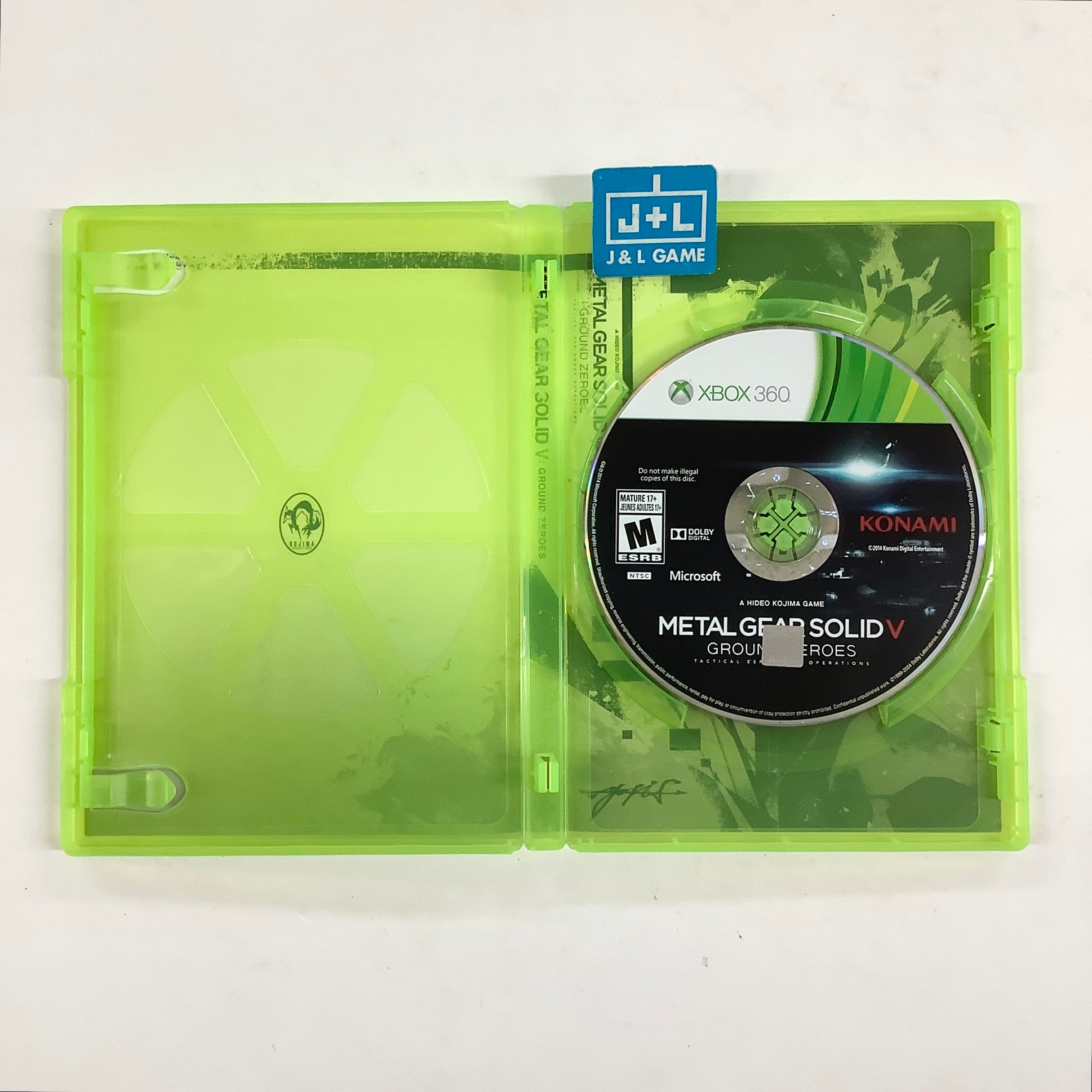 Metal Gear Solid V: Ground Zeroes - Xbox 360 [Pre-Owned] Video Games Konami