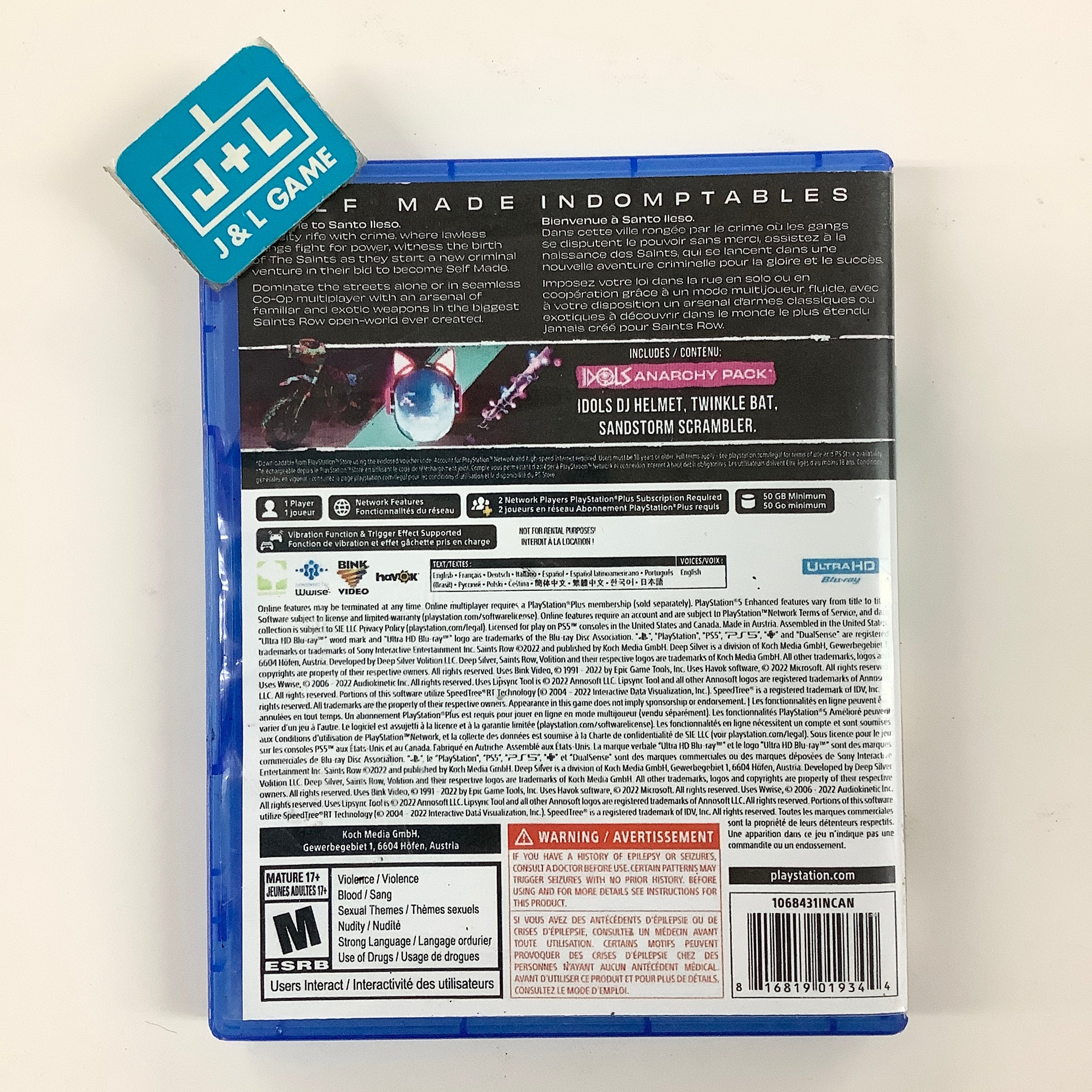 Saints Row - (PS5) PlayStation 5 [Pre-Owned]