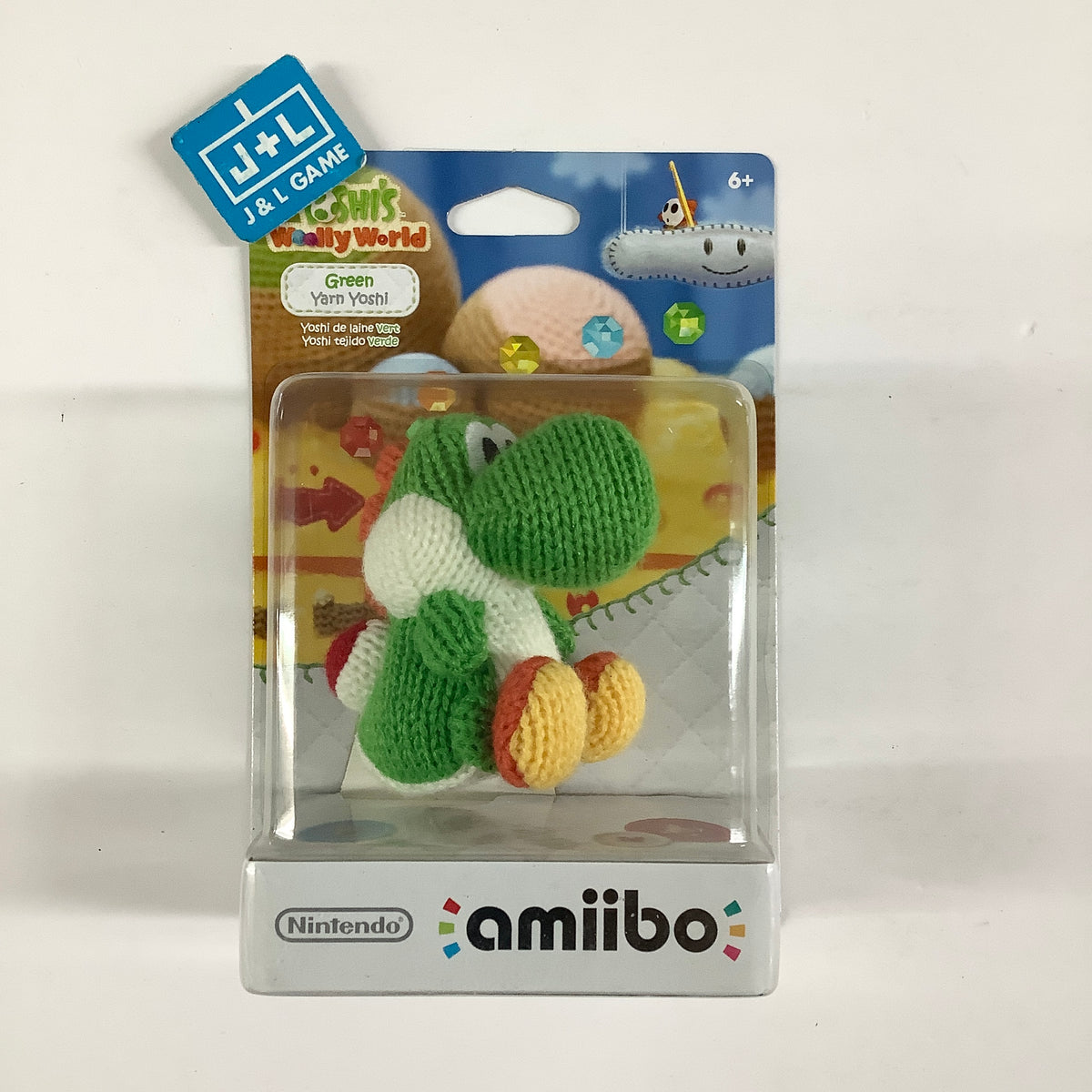 Yoshi's Woolly World + Green Yarn Yoshi amiibo - Nintendo Wii U [Pre-Owned]