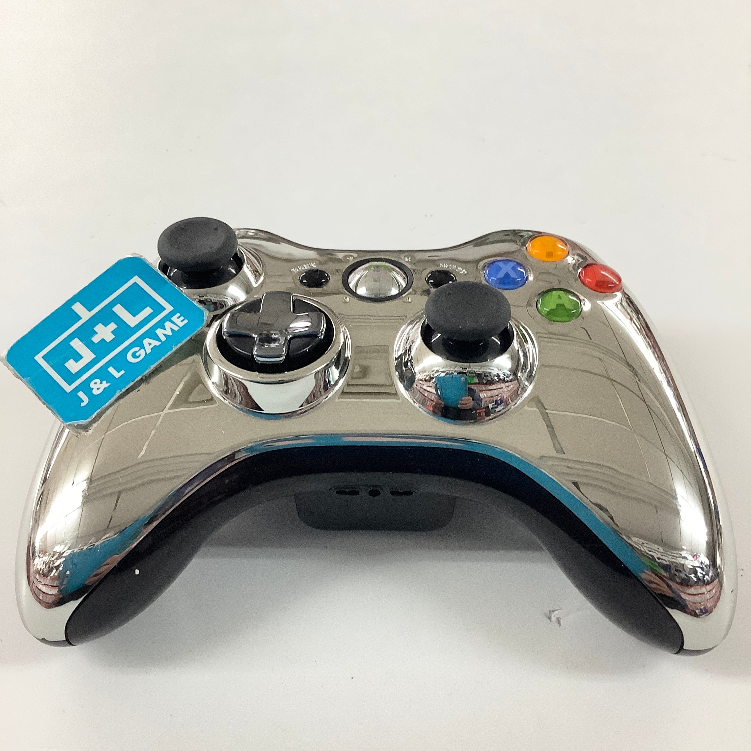 Microsoft Xbox 360 Wireless Controller - Chrome Silver - Xbox 360 [Pre-Owned] Accessories Microsoft