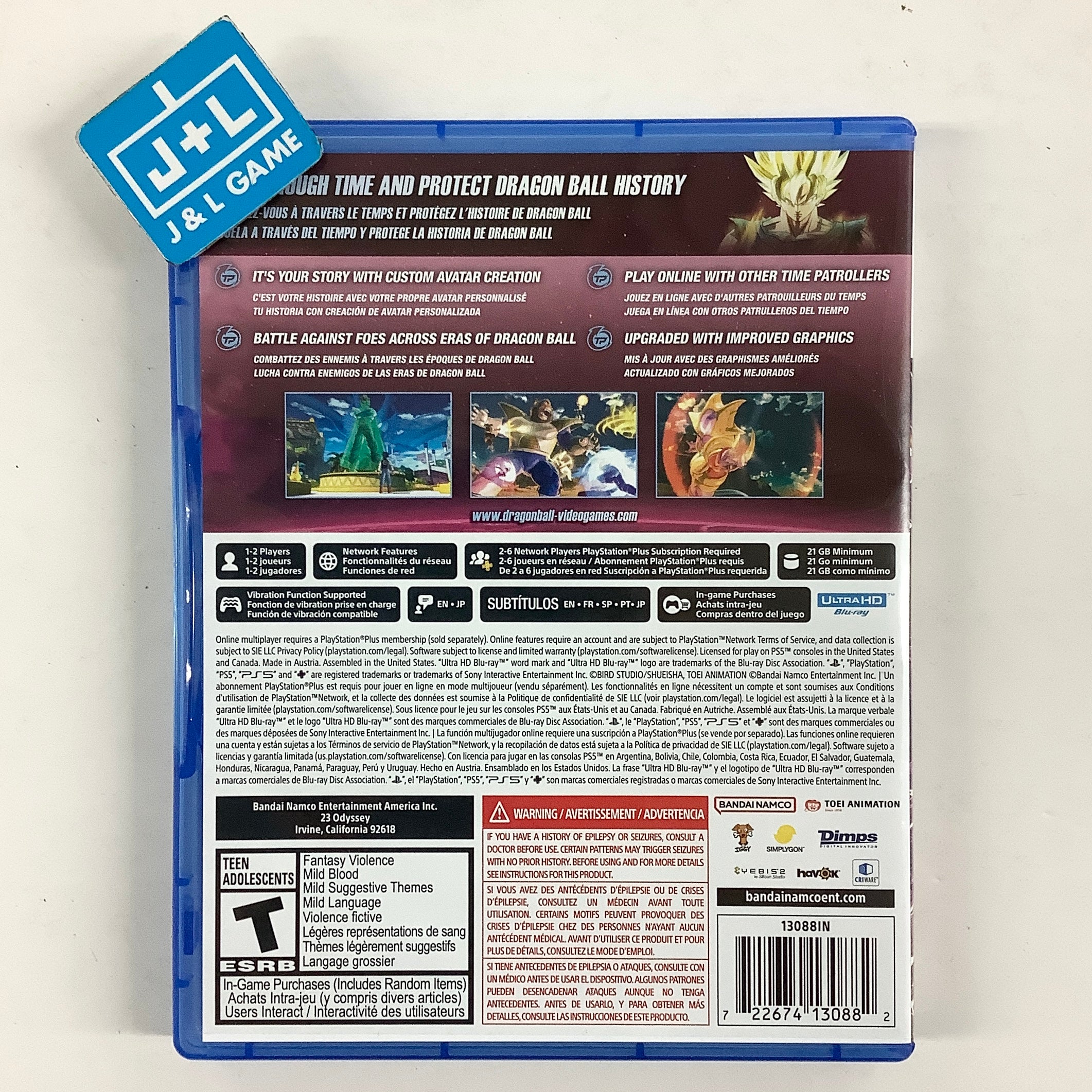 Dragon Ball Xenoverse 2 - (PS5) PlayStation 5 [Pre-Owned] Video Games BANDAI NAMCO Entertainment