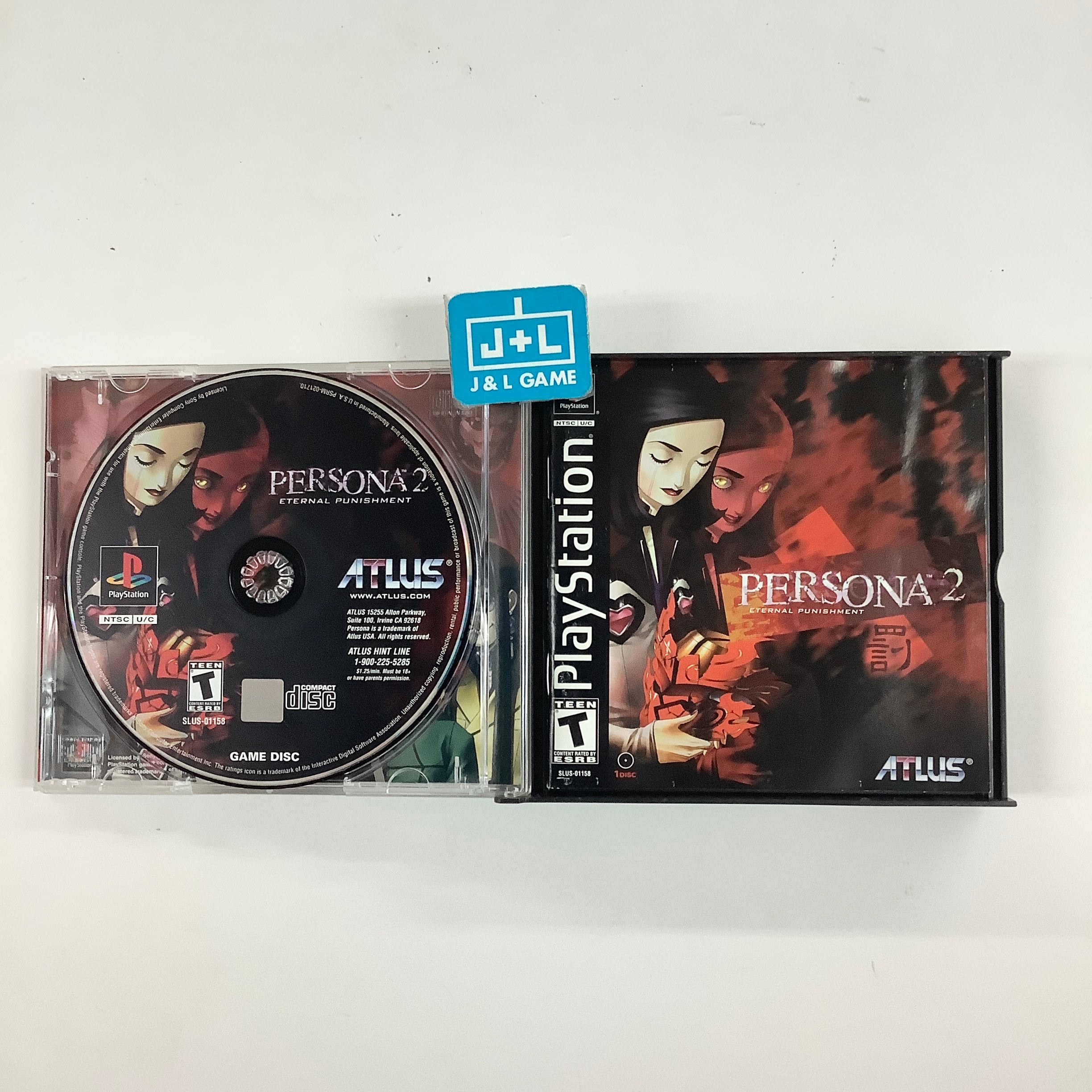 Persona 2: Eternal Punishment - (PS1) PlayStation 1 [Pre-Owned] Video Games Atlus