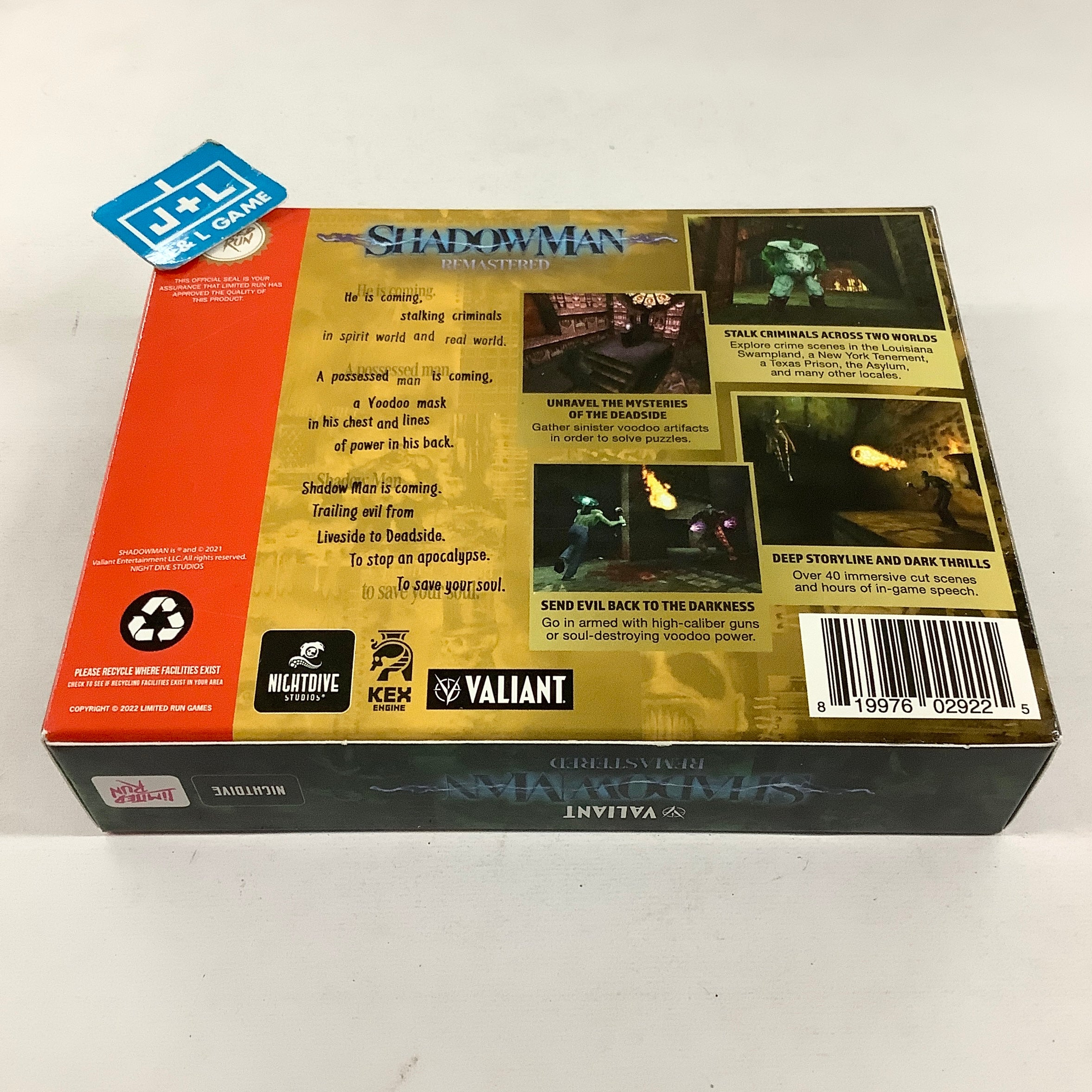 Shadow Man Remastered (Classic Edition) (Limited Run #439) - (PS4) PlayStation 4 Video Games Limited Run Games