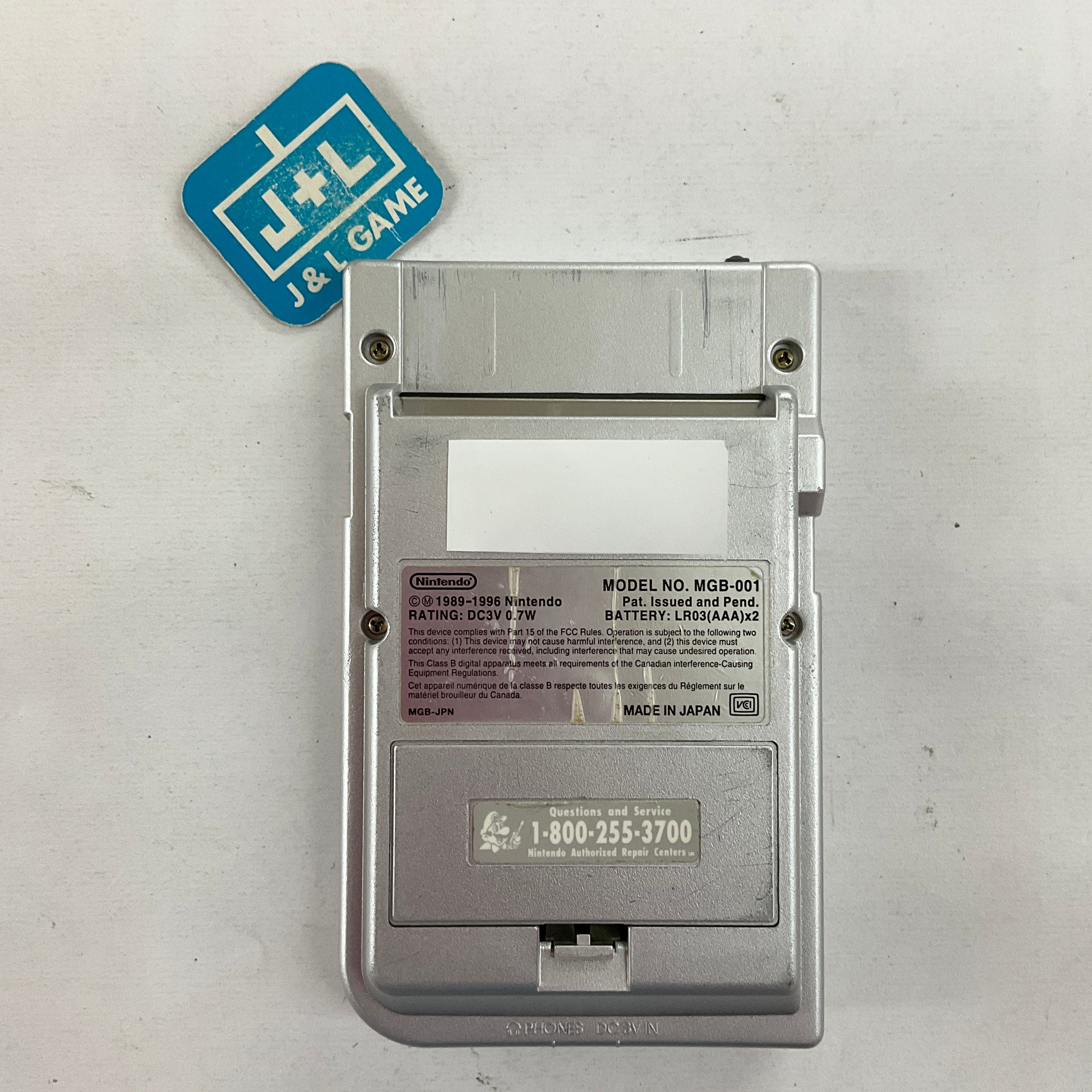 Nintendo Game Boy Pocket (Silver with backlight) - (GBP) Game Boy Pocket [Pre-Owned] Consoles Nintendo   