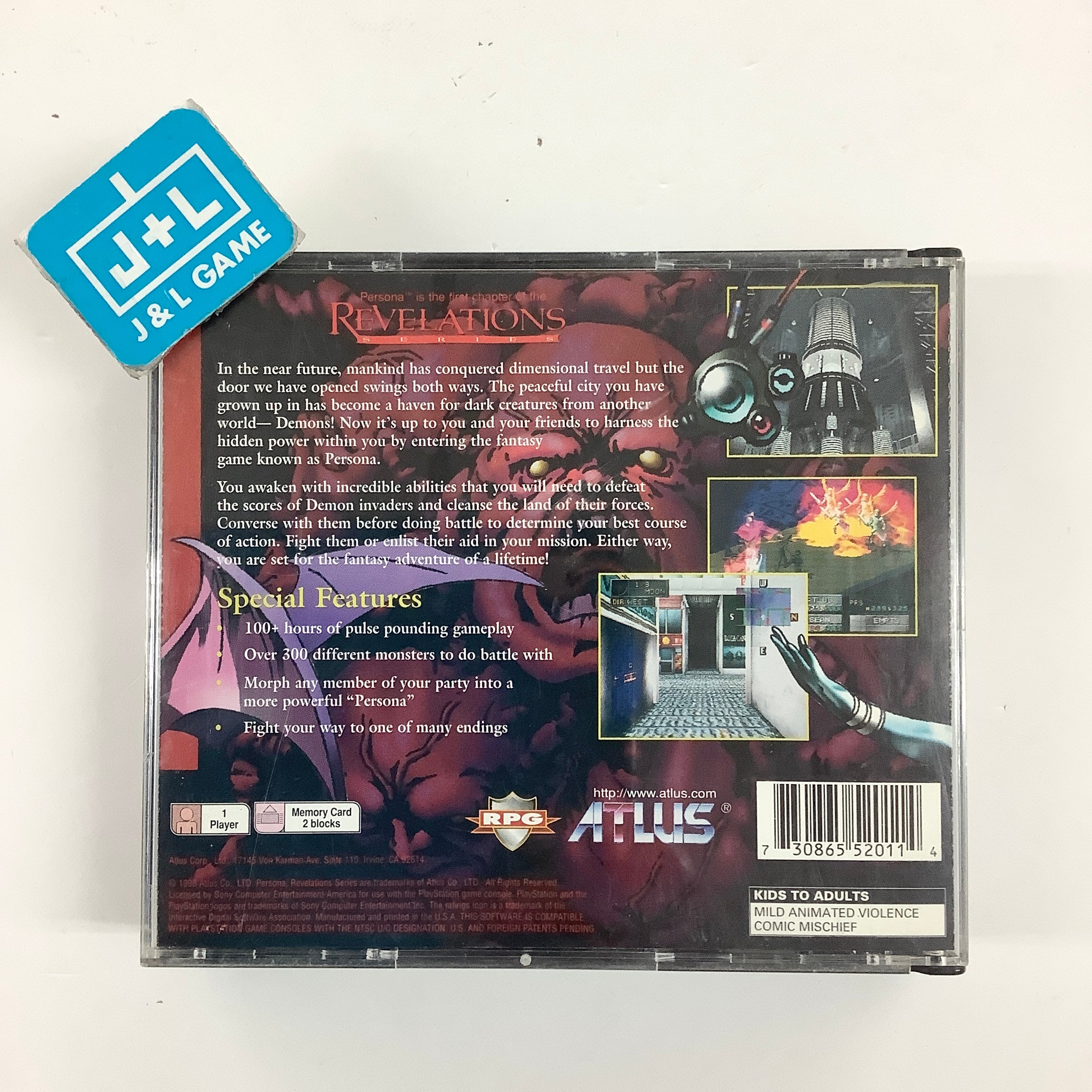 Persona - (PS1) PlayStation 1 [Pre-Owned] Video Games Atlus