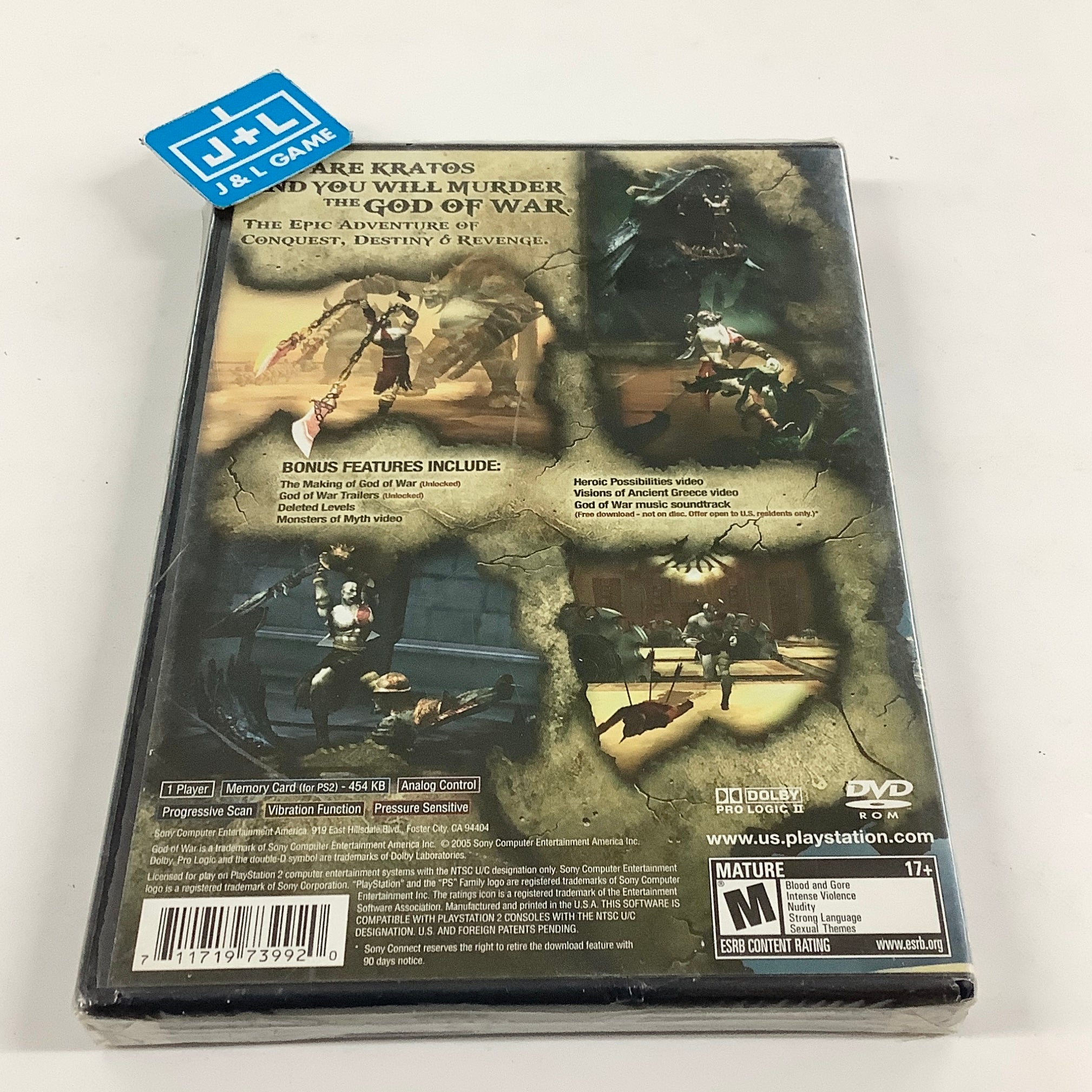 God of War - (PS2) PlayStation 2 Video Games Sony