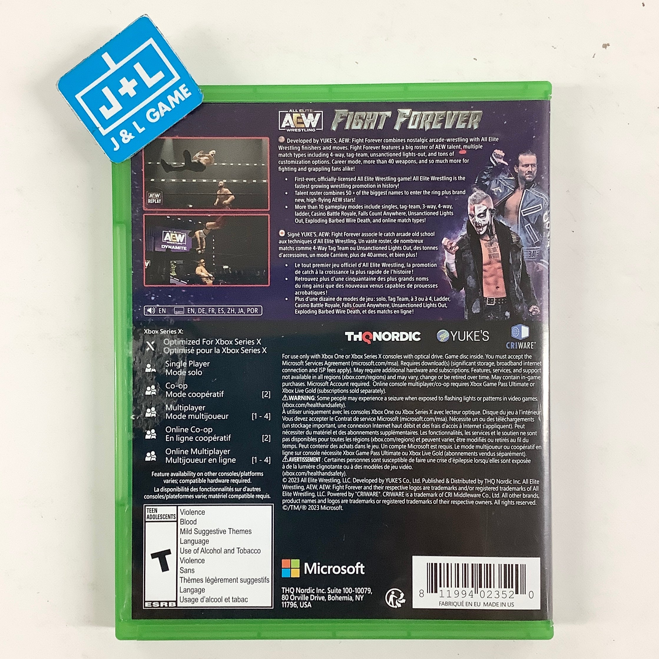AEW: Fight Forever - (XSX) Xbox Series X [Pre-Owned] Video Games THQ Nordic