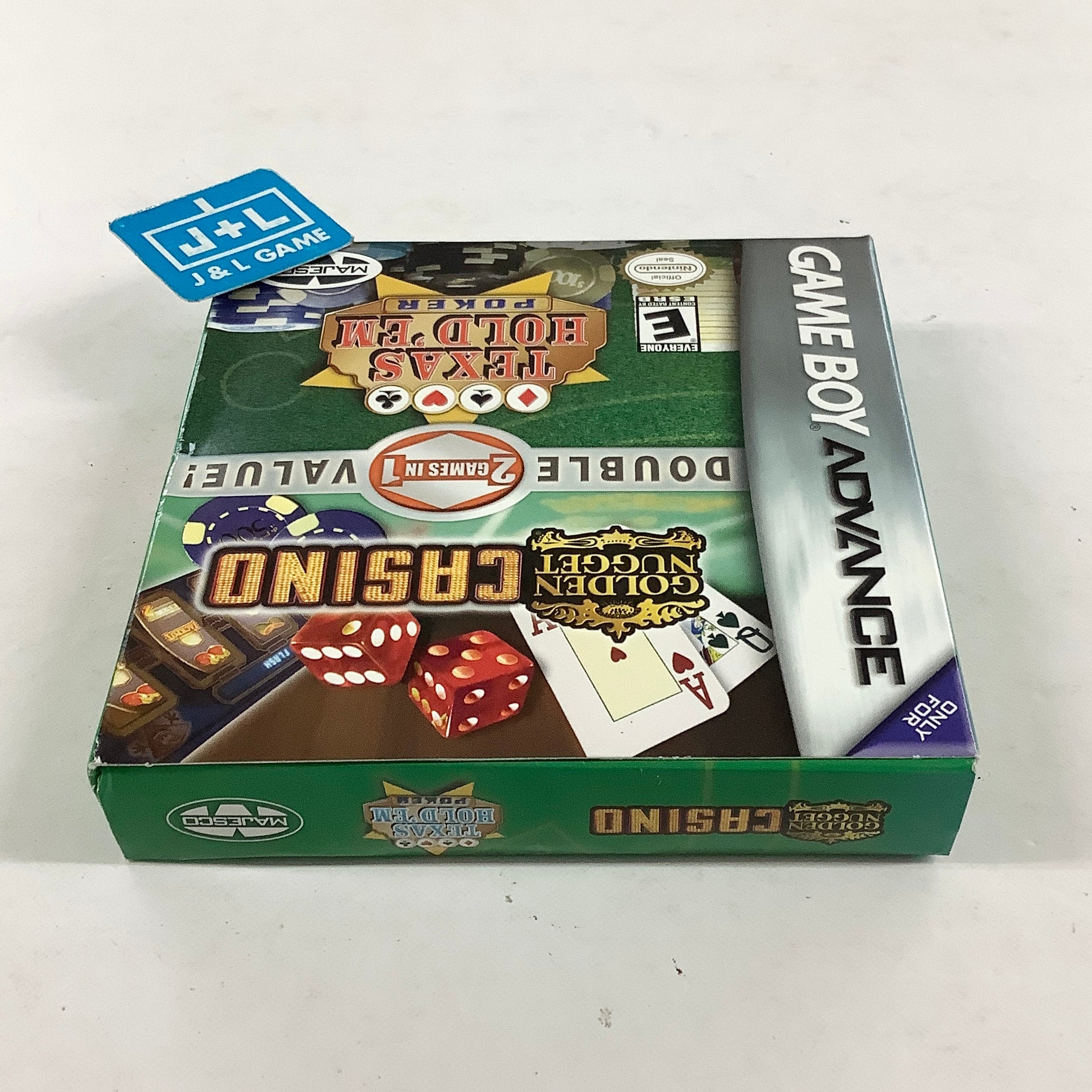 Golden Nugget Casino / Texas Hold 'Em Double Pack - (GBA) Game Boy Advance [Pre-Owned]