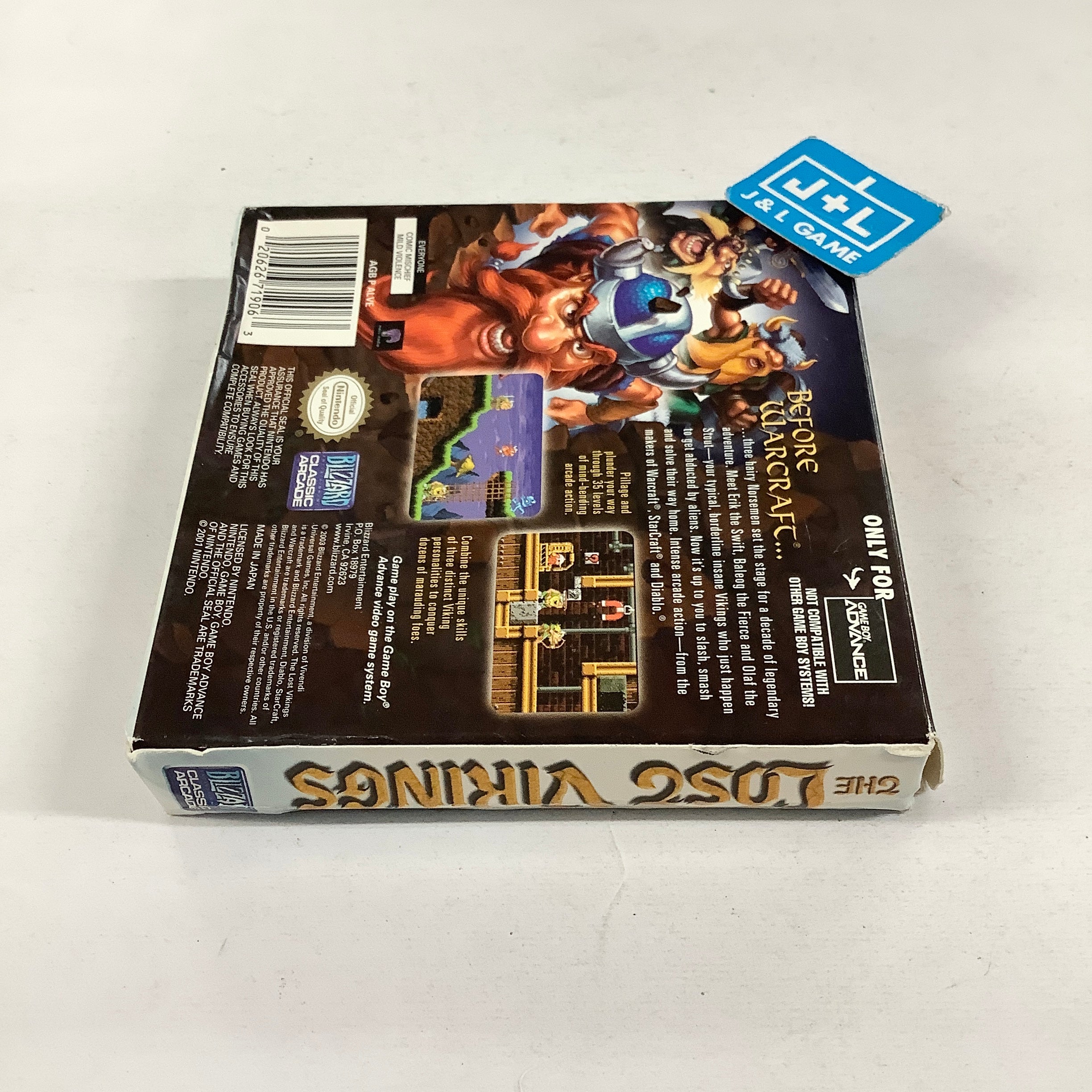 The Lost Vikings - (GBA) Game Boy Advance [Pre-Owned] Video Games Blizzard Classic Arcade