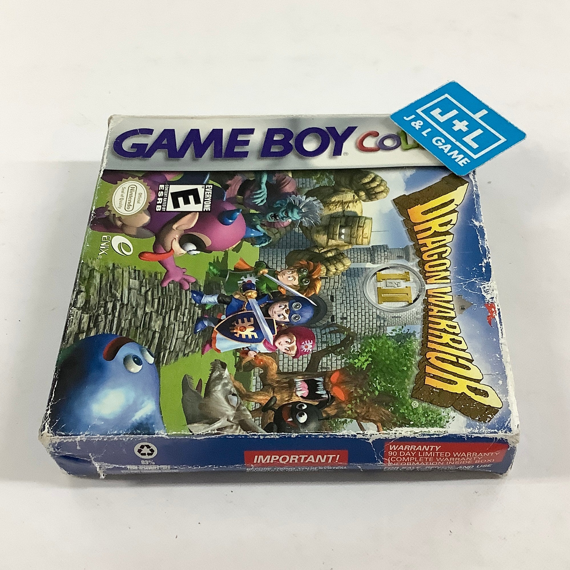 Dragon Warrior I & II - (GBC) Game Boy Color [Pre-Owned] Video Games Enix Corporation
