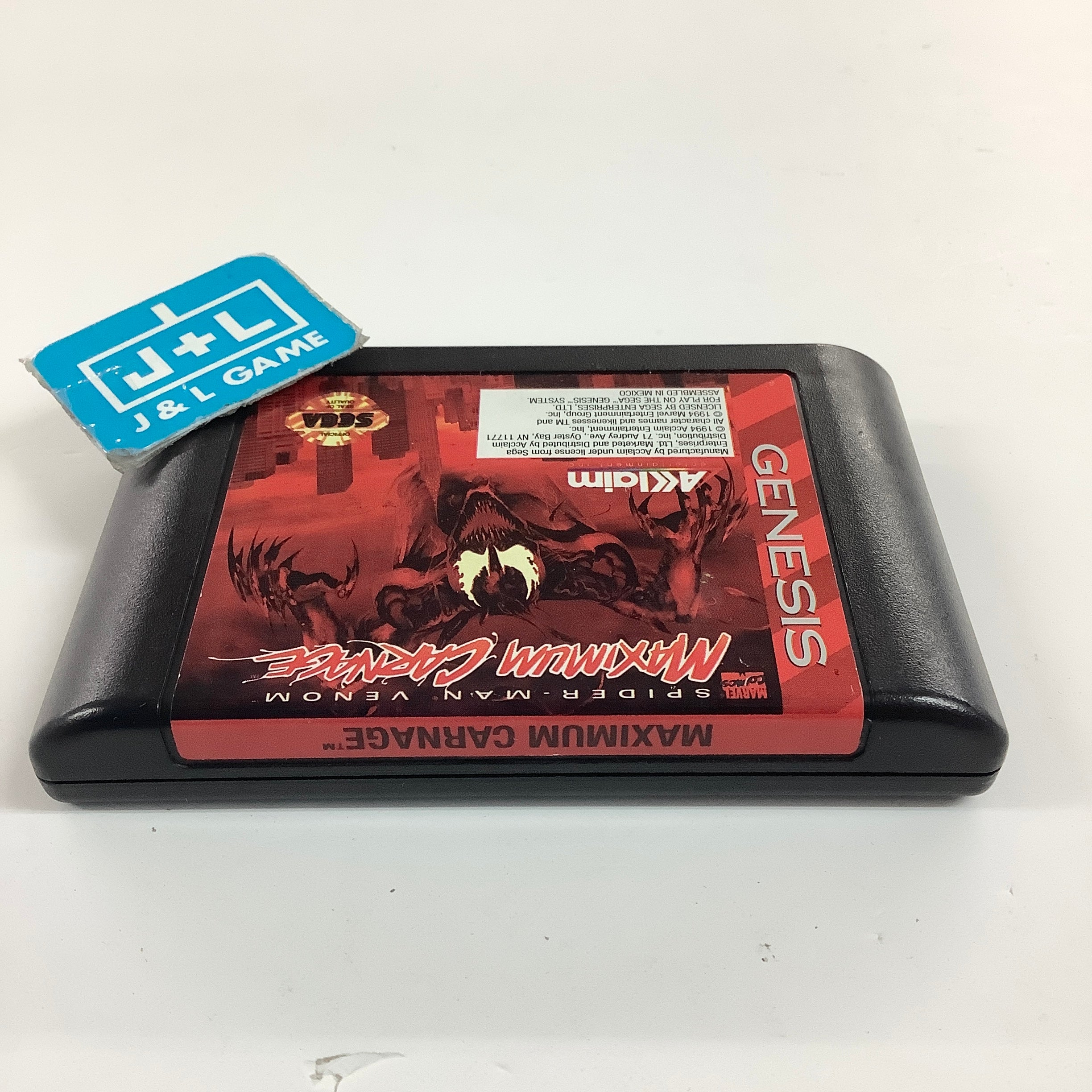 Spider-Man & Venom: Maximum Carnage - SEGA Genesis [Pre-Owned] Video Games Acclaim