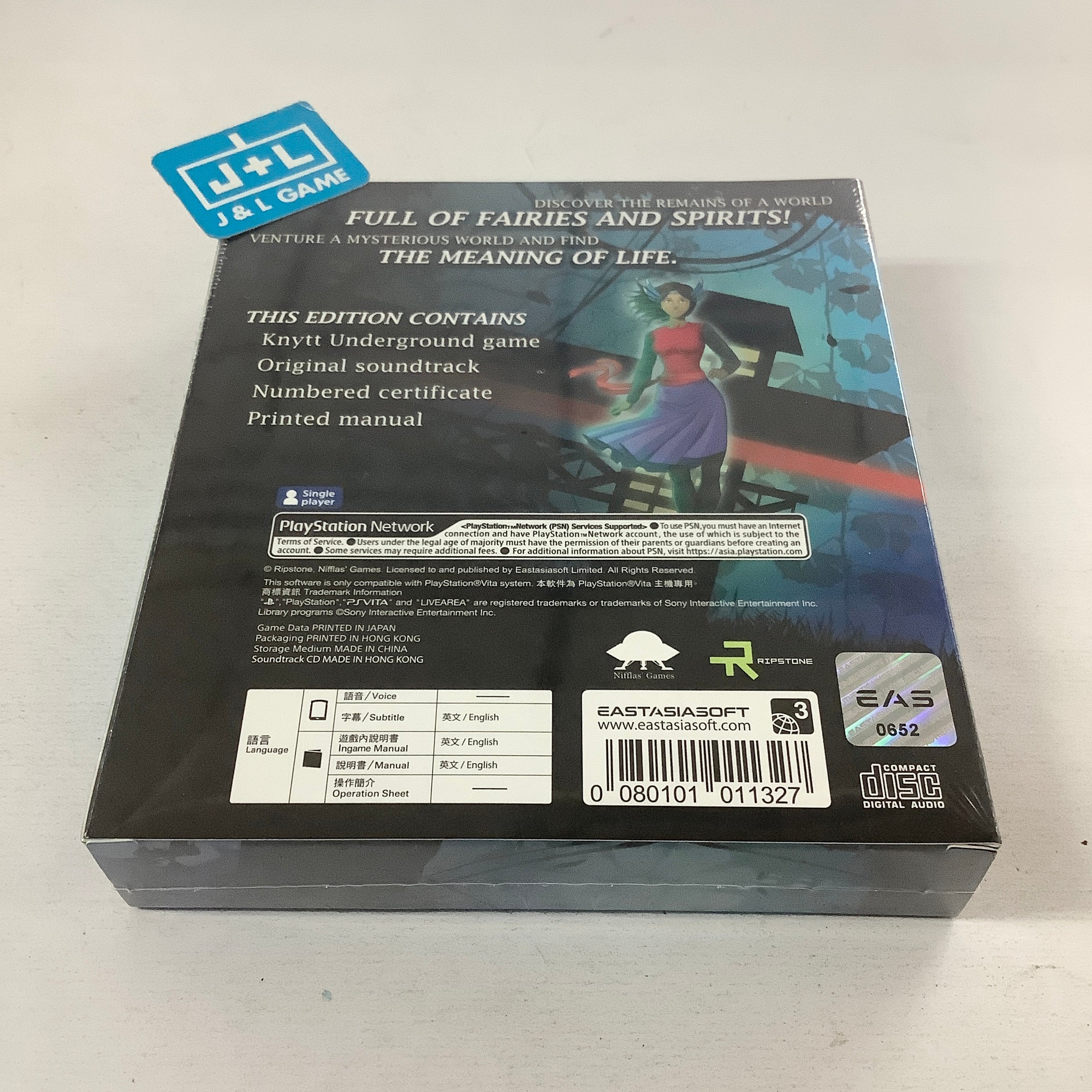 Knytt Underground (Limited Edition) - (PSV) PlayStation Vita (Asia Import) Video Games EastAsiaSoft   