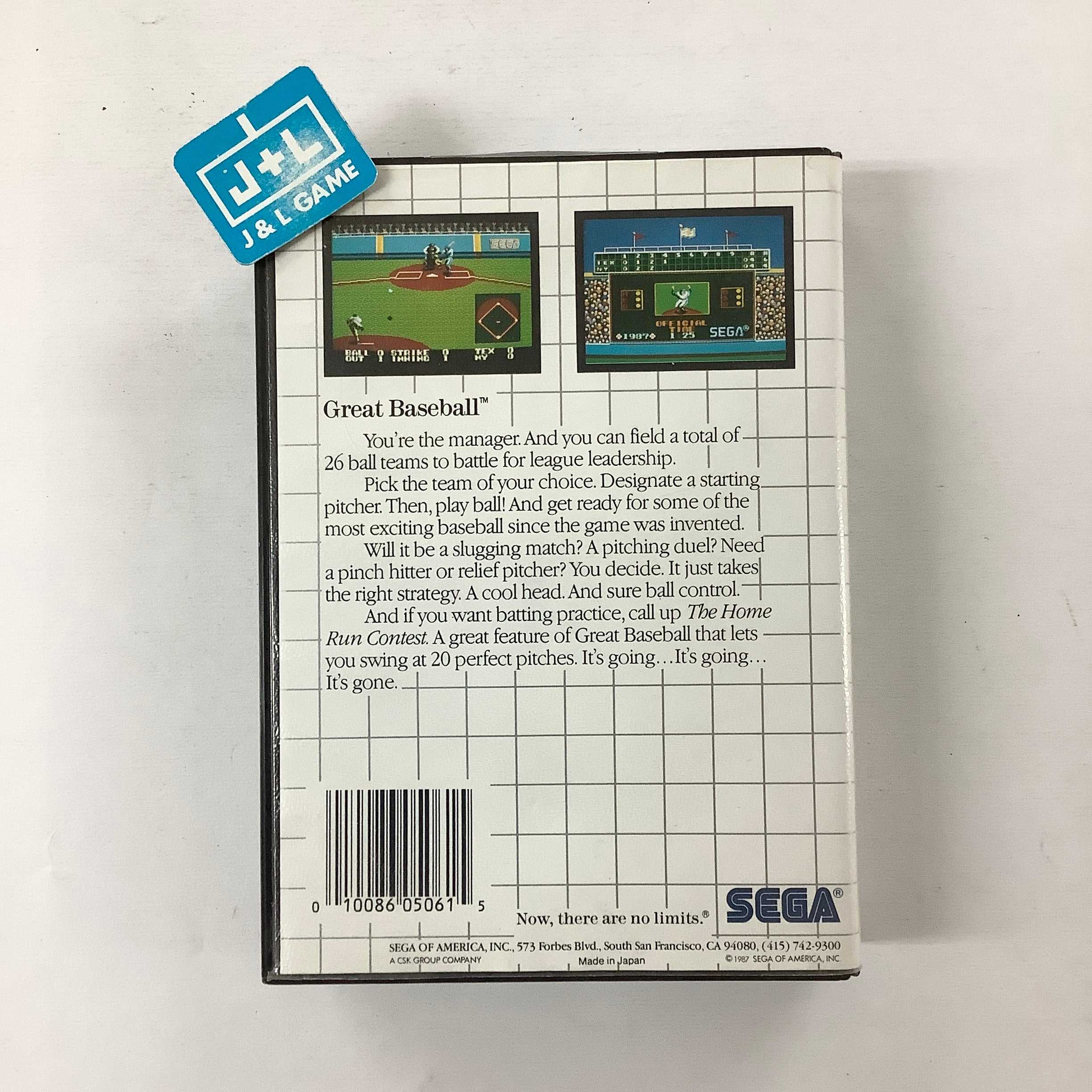 Great Baseball - SEGA Master System [Pre-Owned] Video Games Sega   