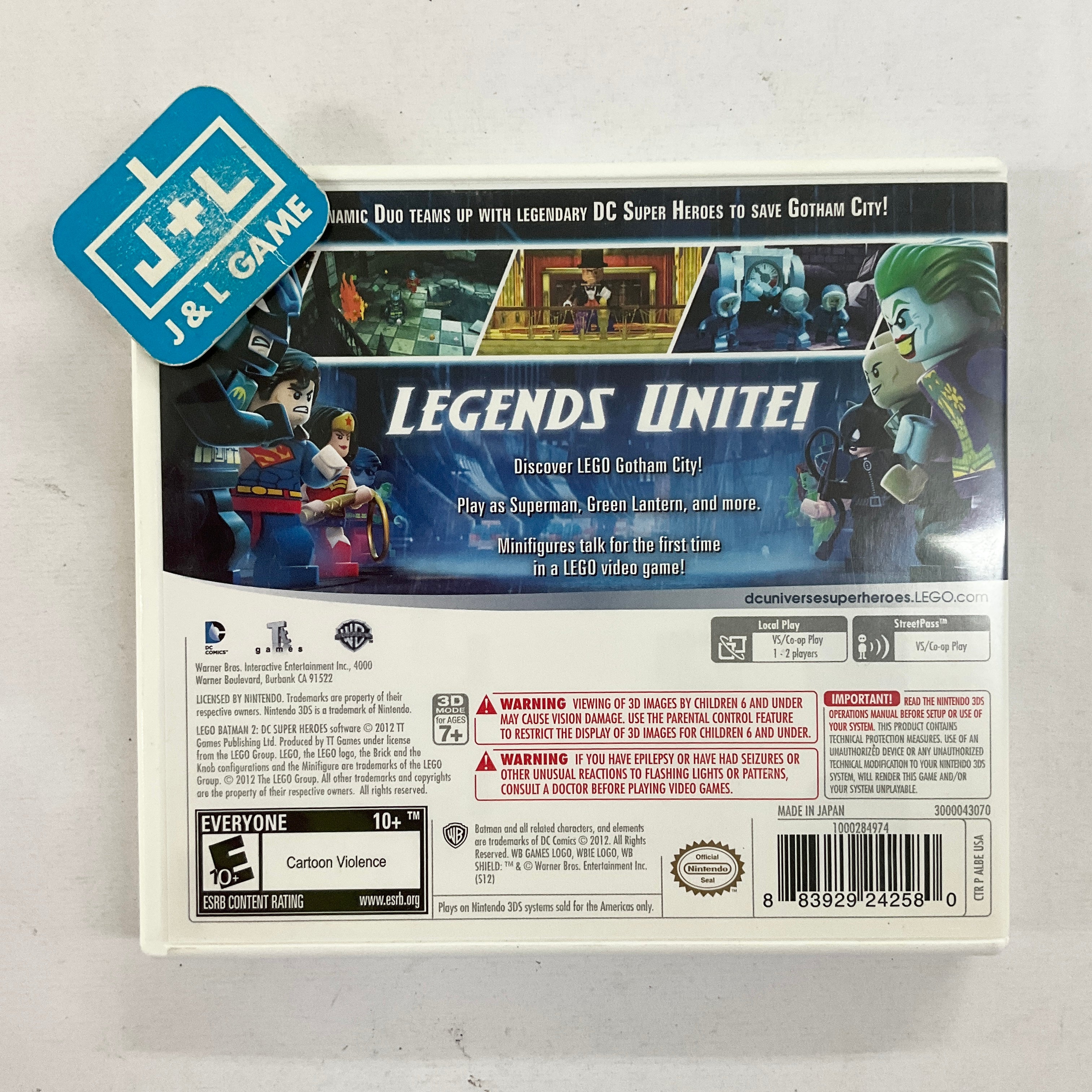 LEGO Batman 2: DC Super Heroes - Nintendo 3DS [Pre-Owned] Video Games Warner Bros. Interactive Entertainment   