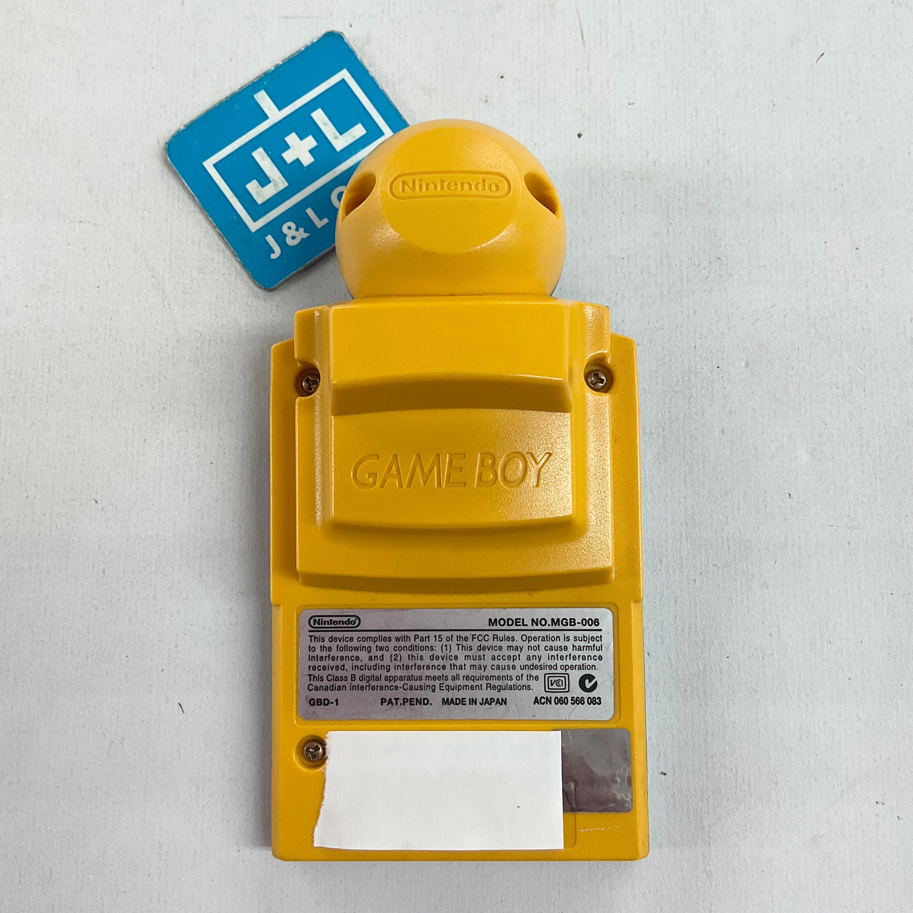Nintendo Game Boy Camera (Yellow) - (GB) Game Boy [Pre-Owned] (Japanese Import) Accessories Nintendo