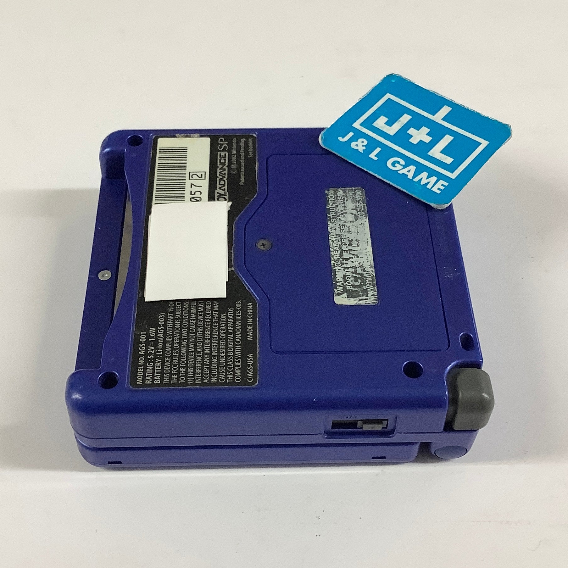 Nintendo Game Boy Advance SP Console AGS-001 (Cobalt Blue) - (GBA) Game Boy Advance SP [Pre-Owned]