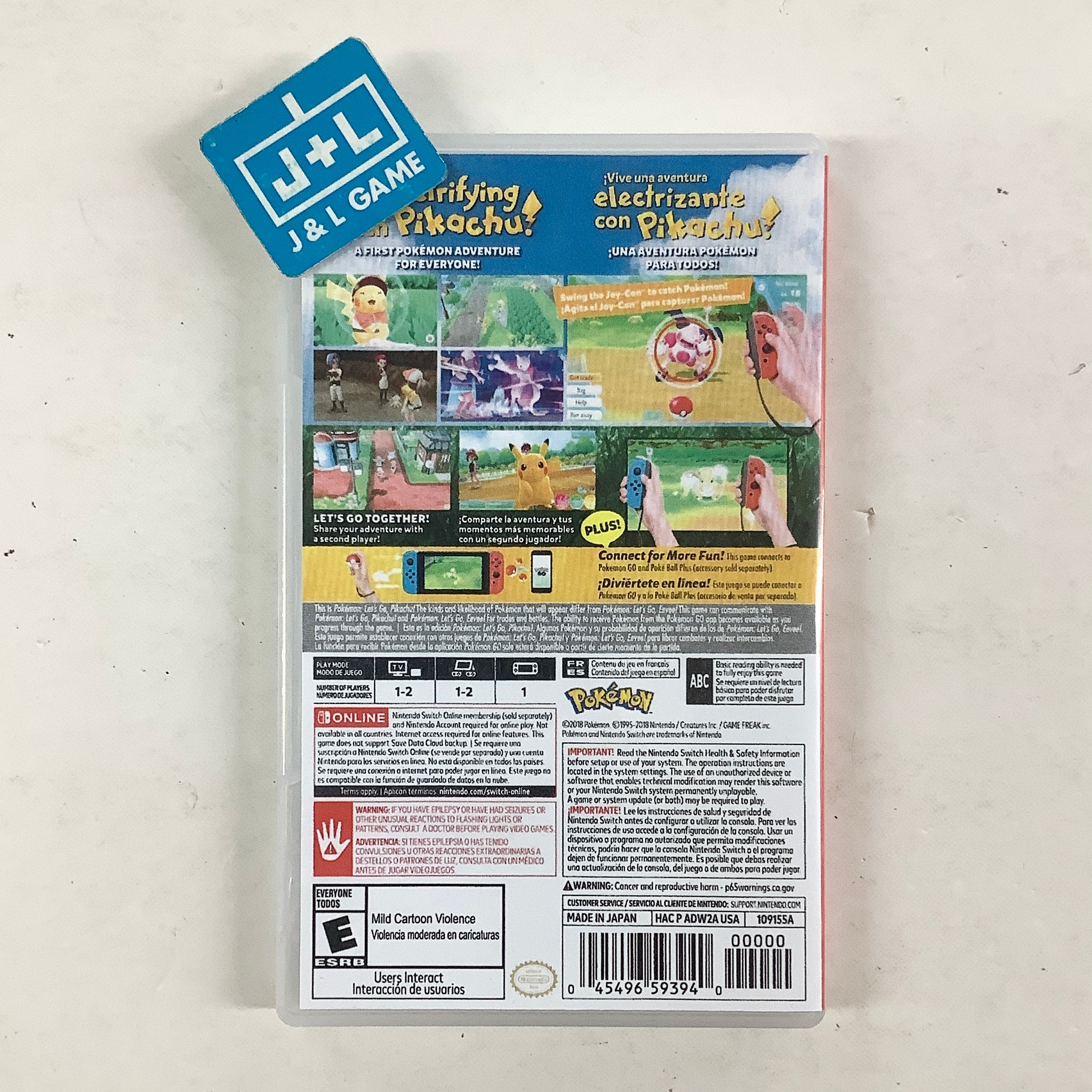 Pokemon: Let's Go, Pikachu! - (NSW) Nintendo Switch [Pre-Owned] Video Games Nintendo
