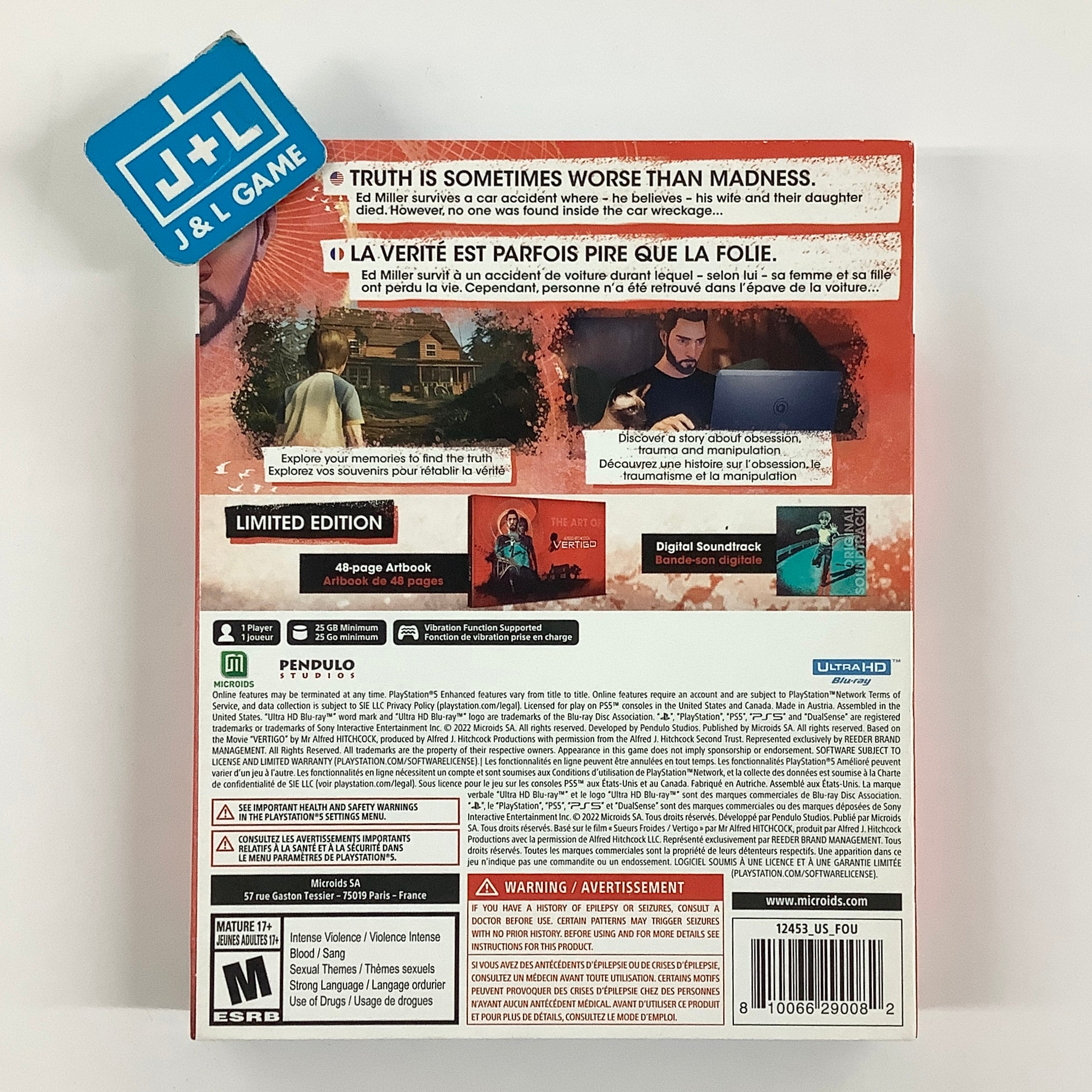 Alfred Hitchcock Vertigo (Limited Edition) - (PS5) PlayStation 5 [Pre-Owned] Video Games Maximum Entertainment