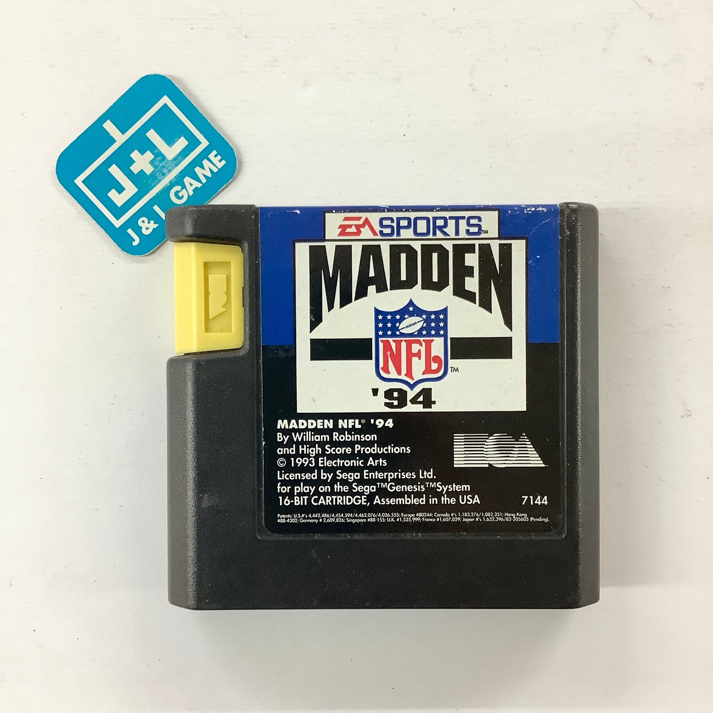 Madden NFL '94 - (SG) SEGA Genesis [Pre-Owned] Video Games EA Sports   