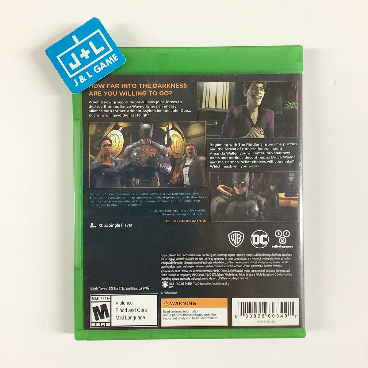 Batman: The Enemy Within - The Telltale Series - (XB1) Xbox One [Pre-Owned]