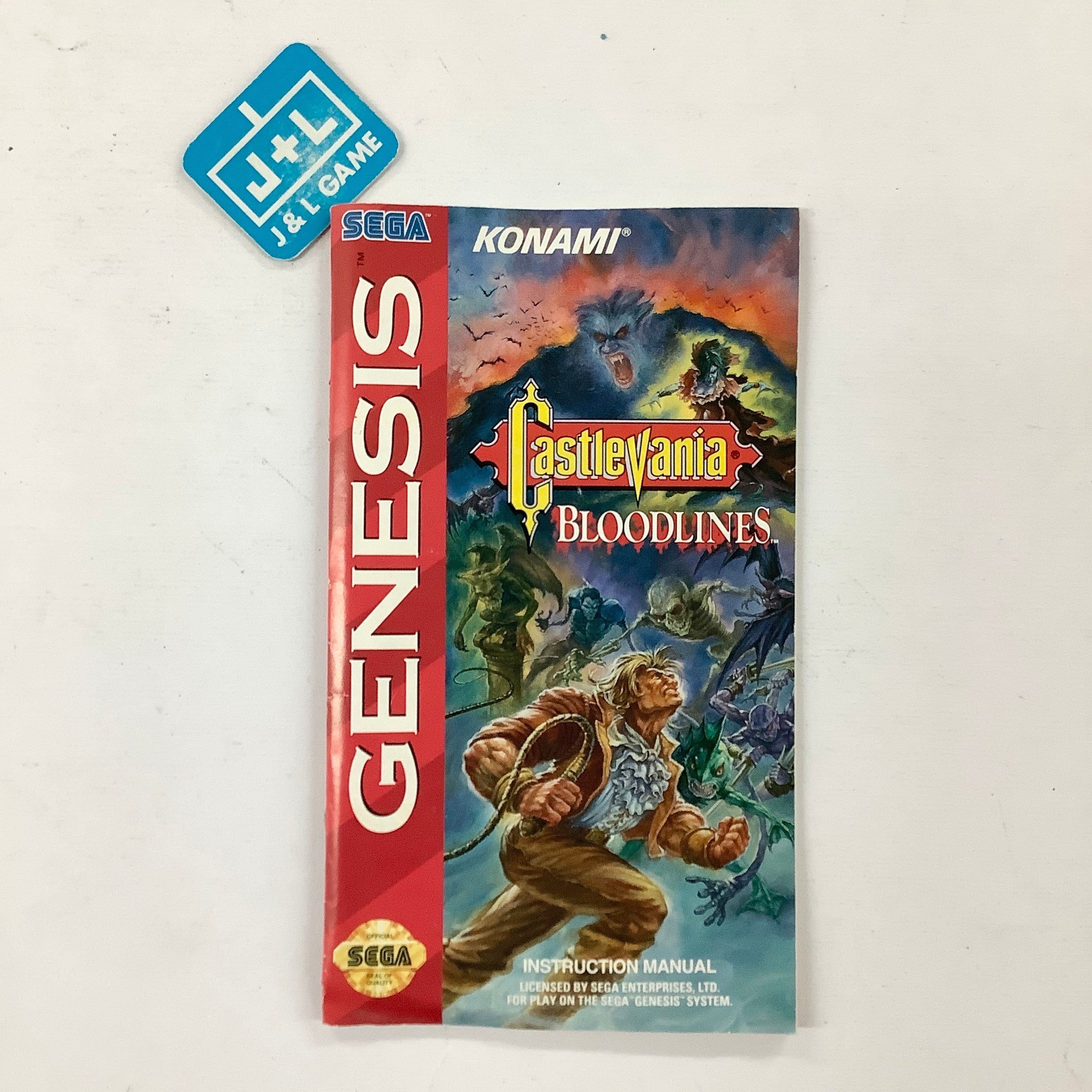 Castlevania: Bloodlines - (SG) SEGA Genesis  [Pre-Owned] Video Games Konami   