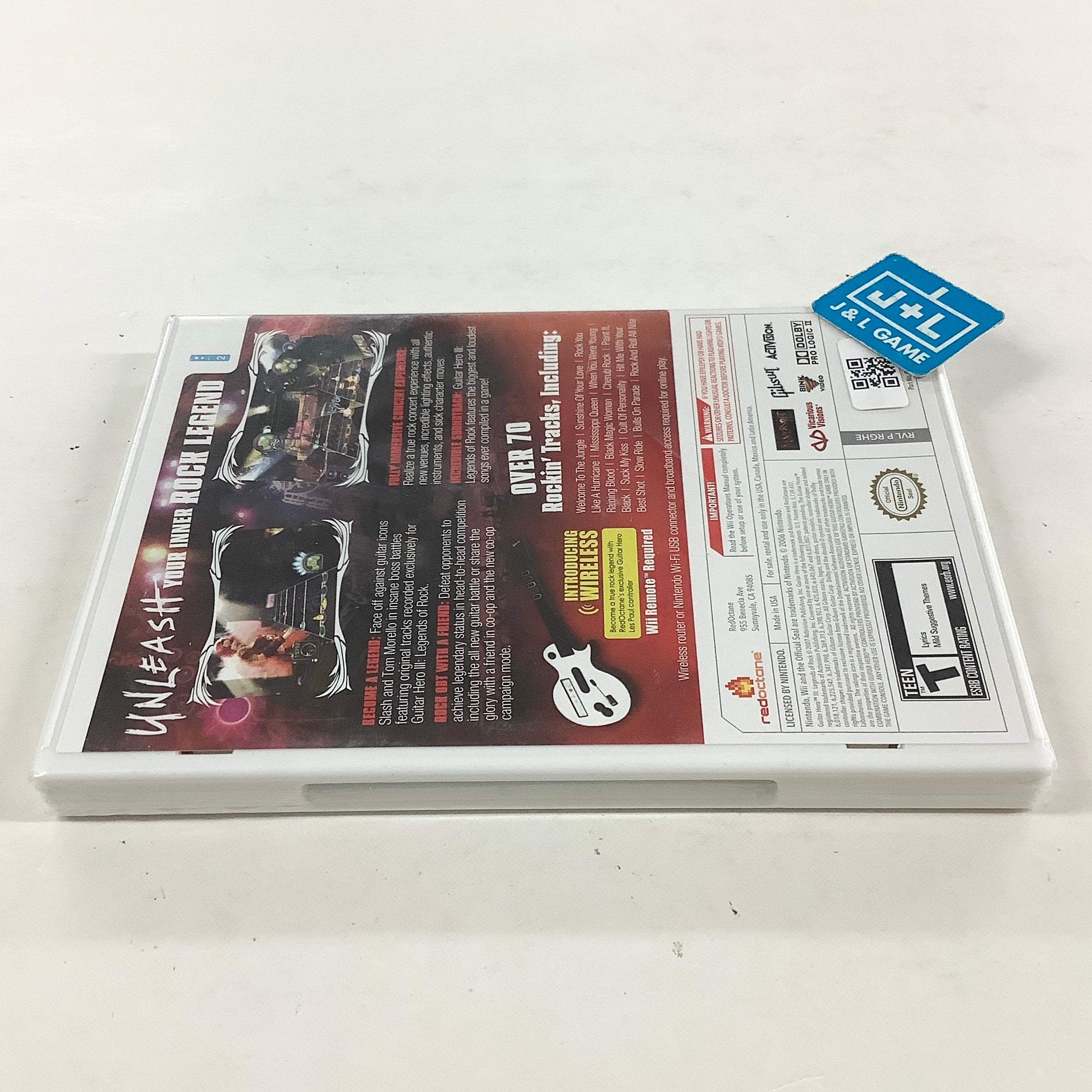 Guitar Hero III: Legends of Rock (Game Only) - Nintendo Wii Video Games ACTIVISION