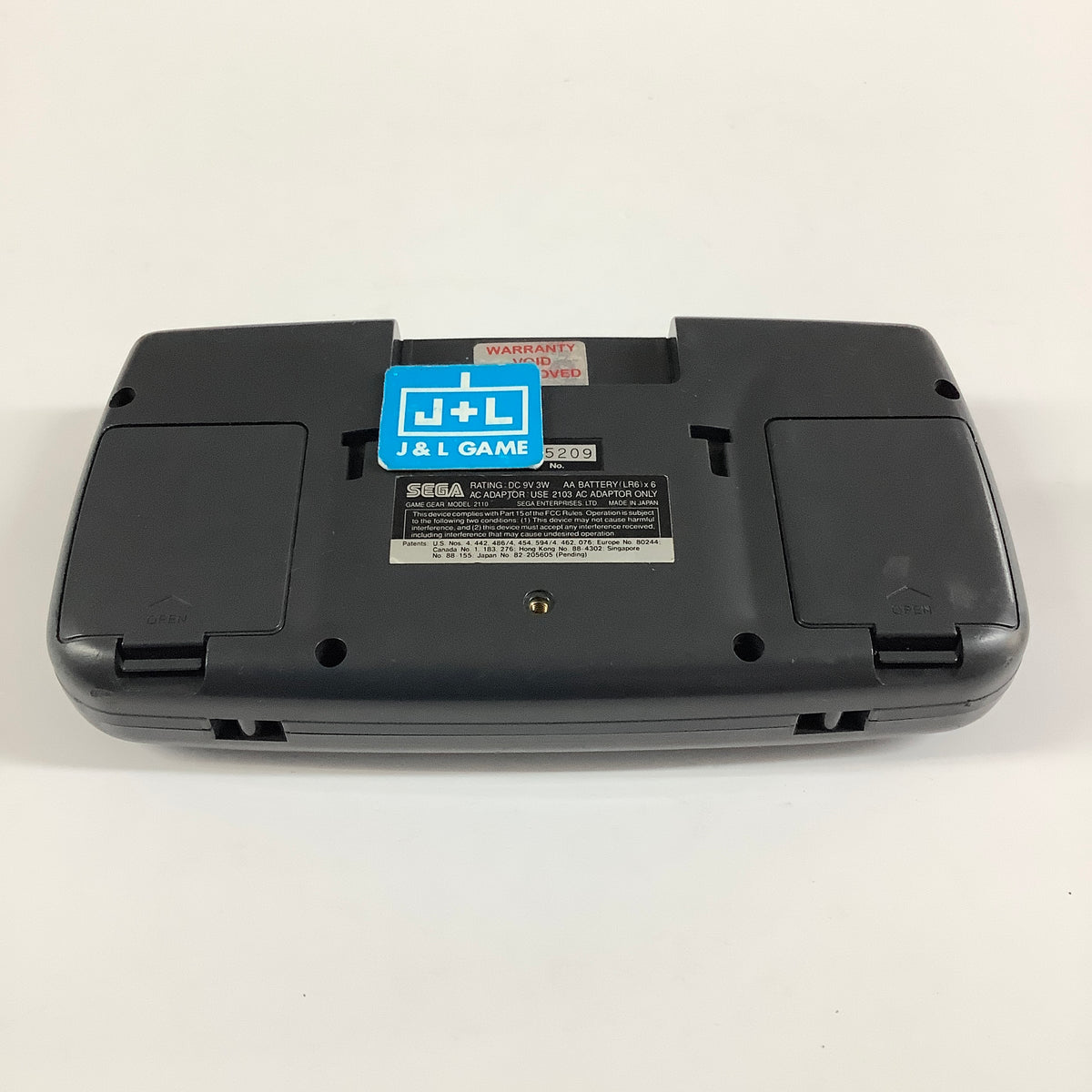 Sega Game Gear Portable Video Game System (Black) - (SGG) SEGA GameGear [Pre-Owned]